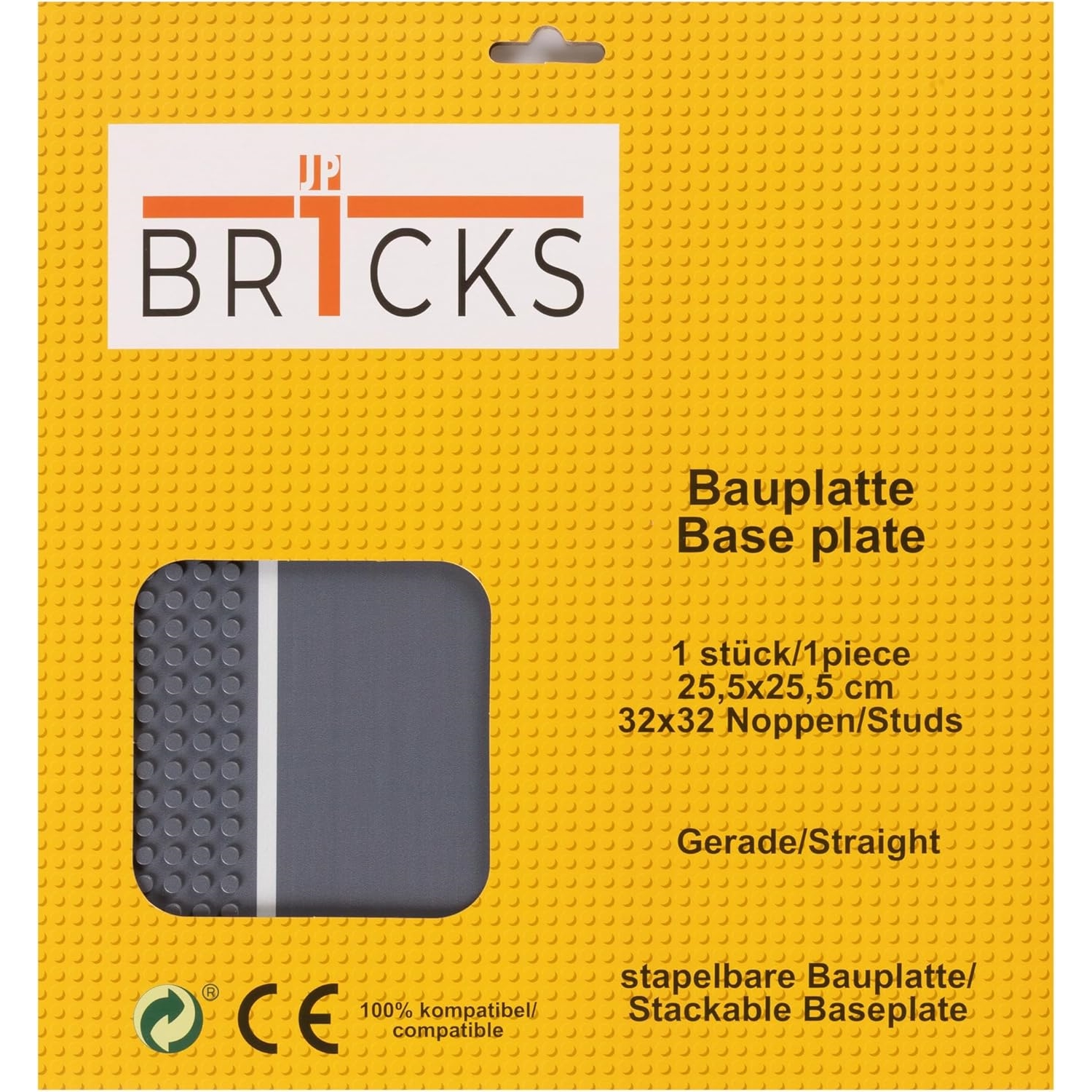 BR1CKS B-00027 Straßenplatte 32 x 32 Gerade