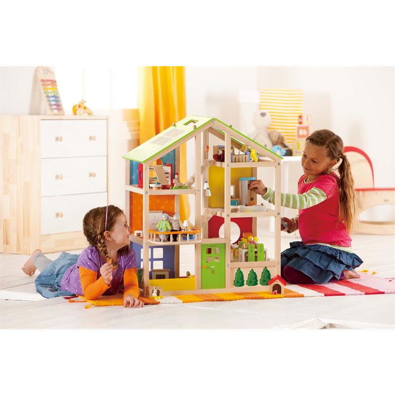 Hape E3401 Vierjahreszeitenhaus (möbliert)