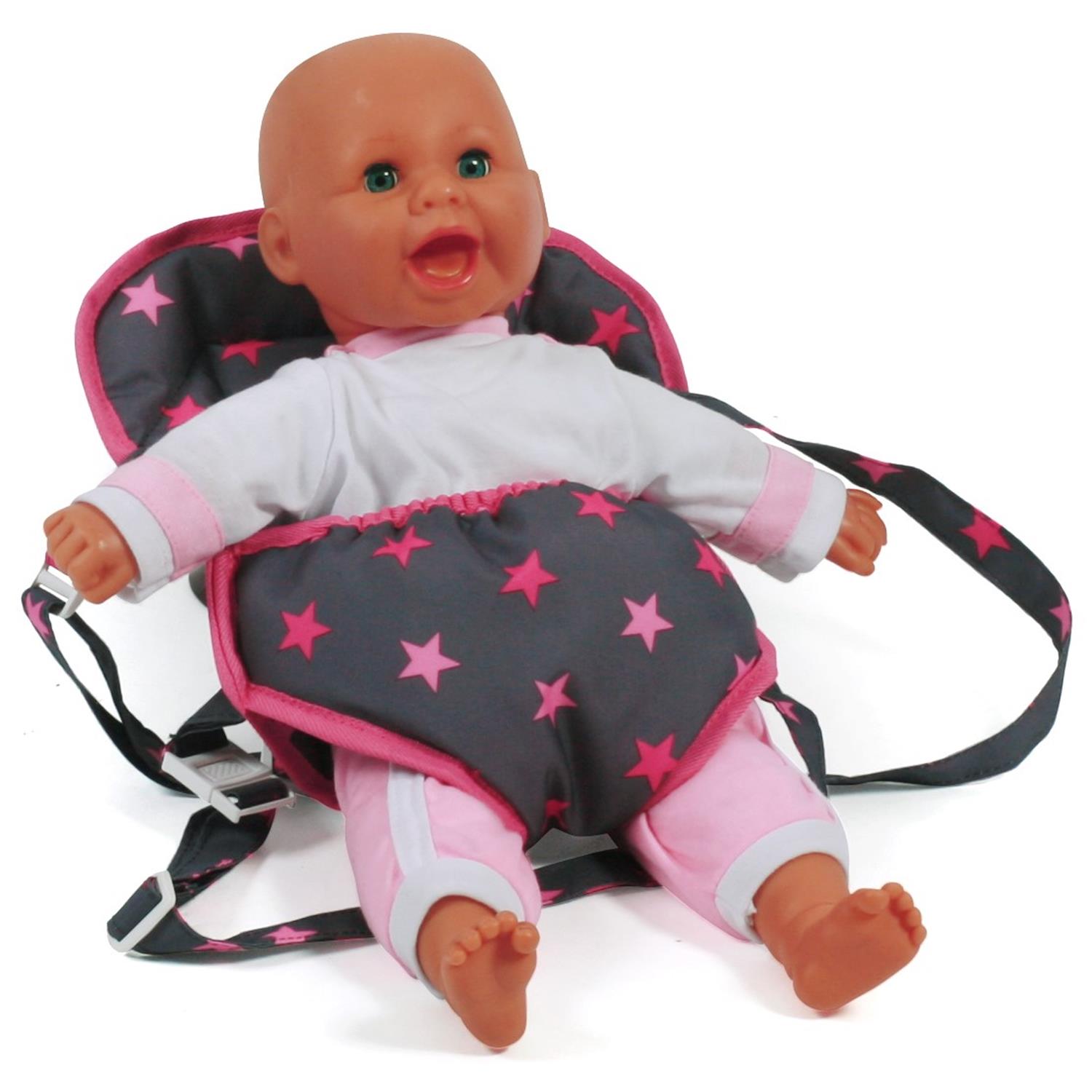 Bayer Chic 2000 782-82 Puppen-Tragegurt, Sternchen Pink