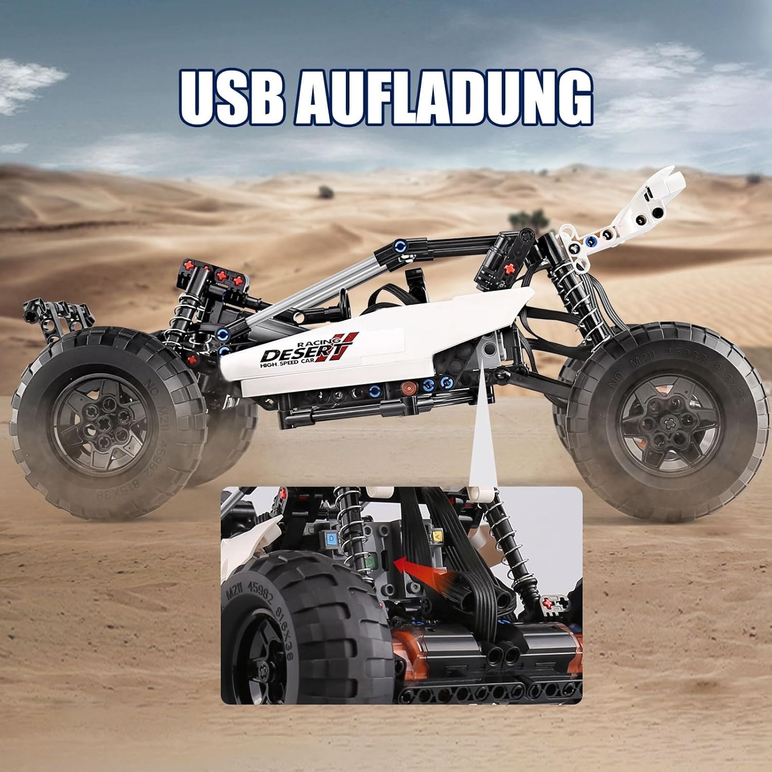 Mould King 18001 RC Wüsten-Buggy