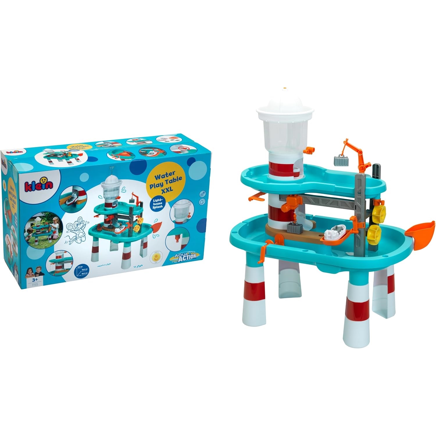 Theo Klein 7715 Aqua Action - Wasserspieltisch XXL, Leuchtturm