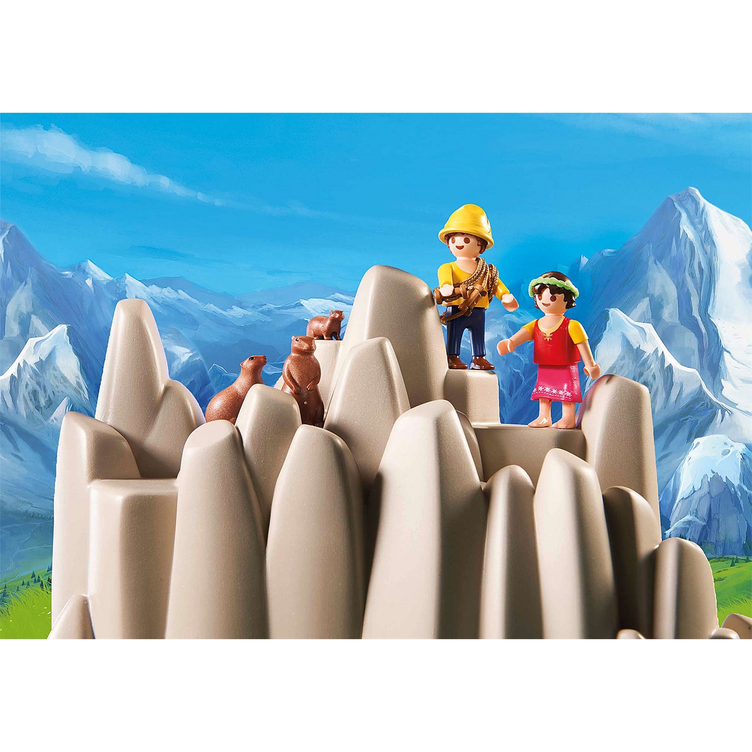 PLAYMOBIL 70254 Am Kristallsee mit Heidi, Peter und Clara –