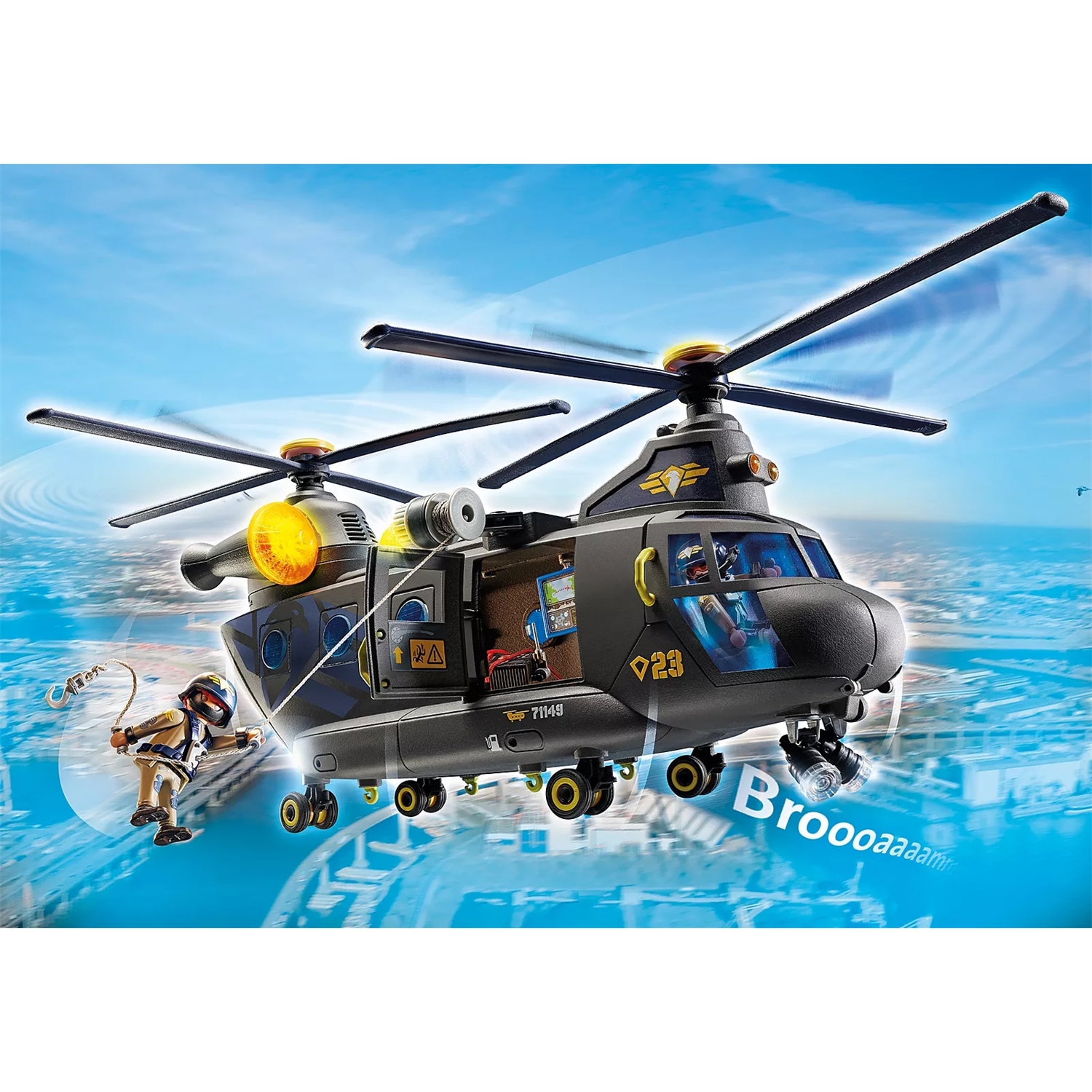 PLAYMOBIL 71149 City Action SWAT-Rettungshelikopter