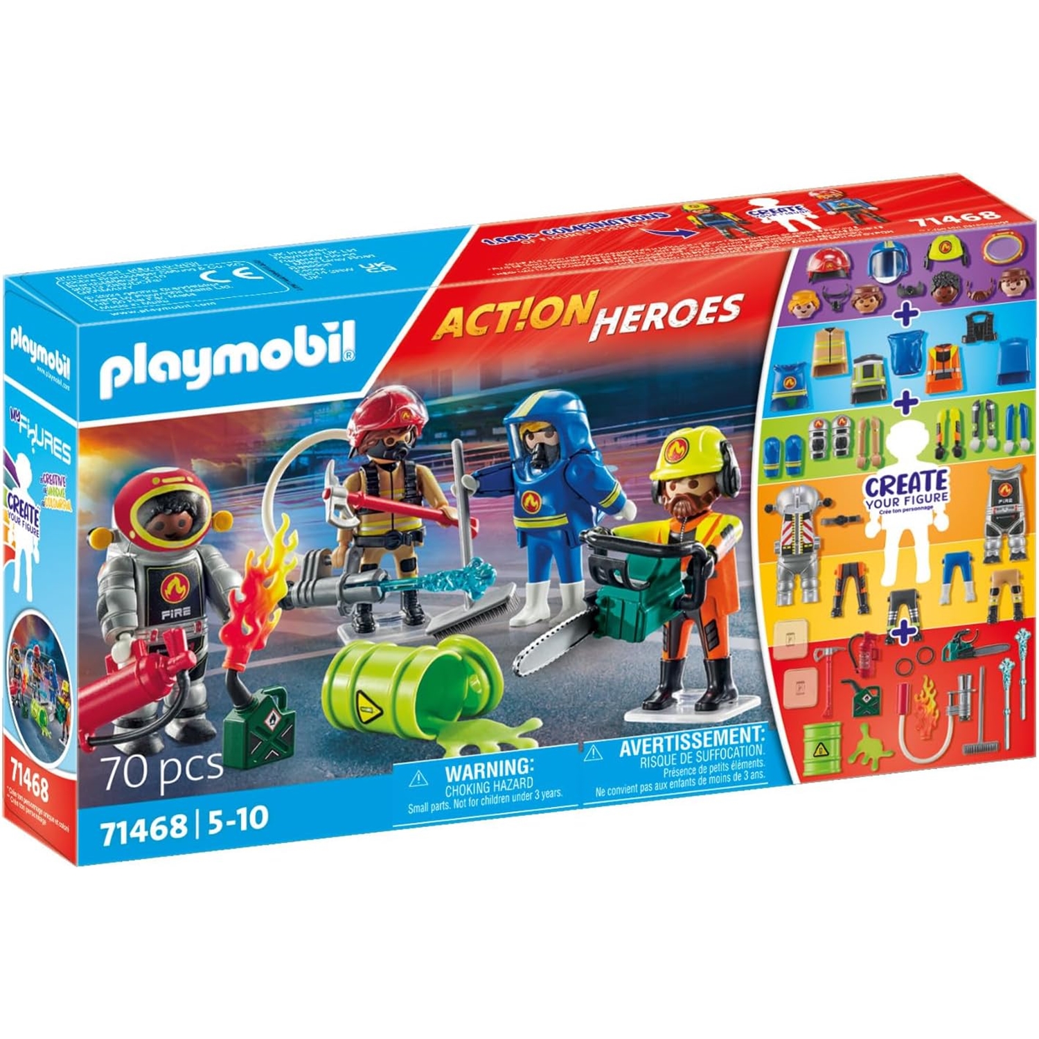 PLAYMOBIL 71468 My Figures: Feuerwehr
