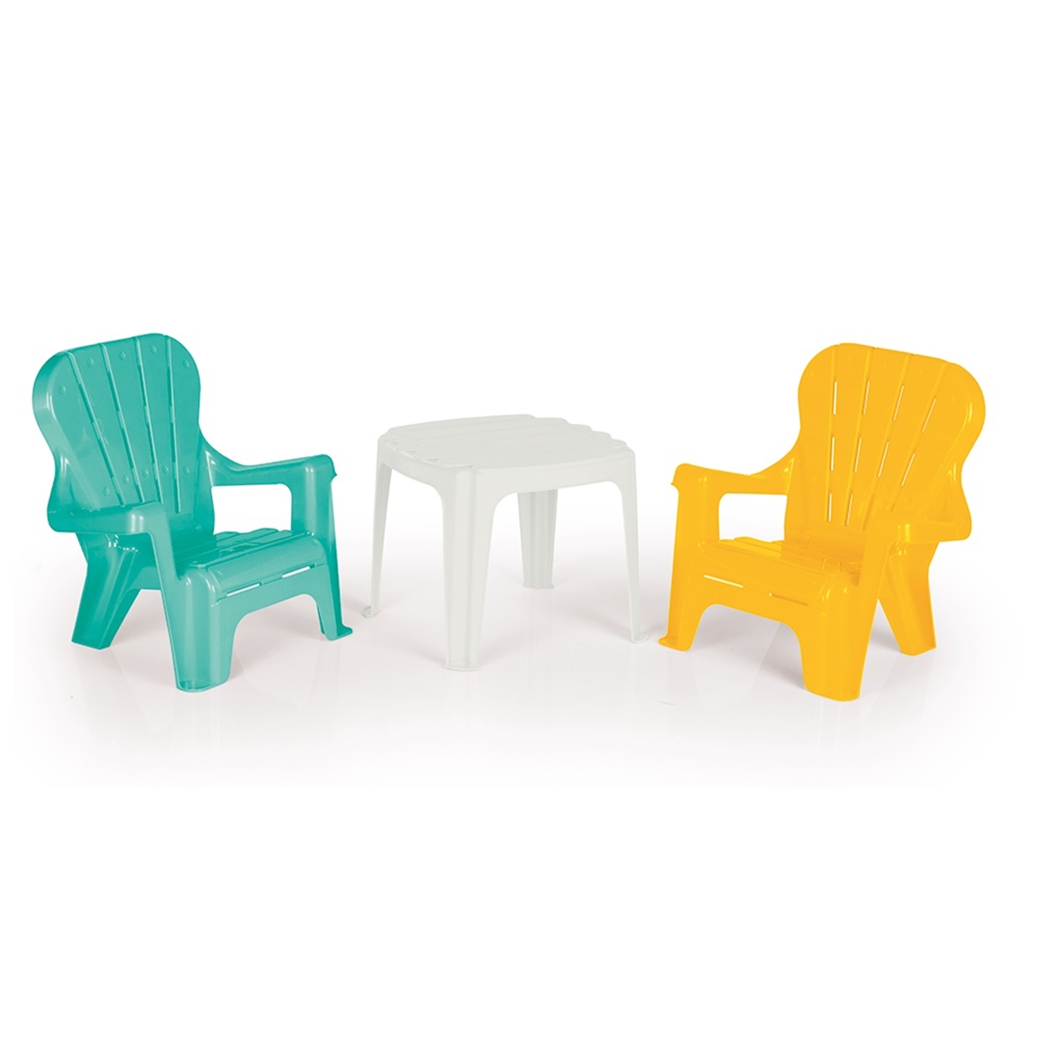Dolu 2617 Tisch und Stühle Set, gelb mint