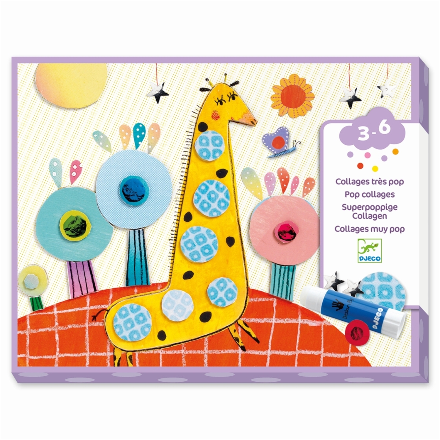 Djeco DJ08666 Collagen für die Kleinen - So Pop