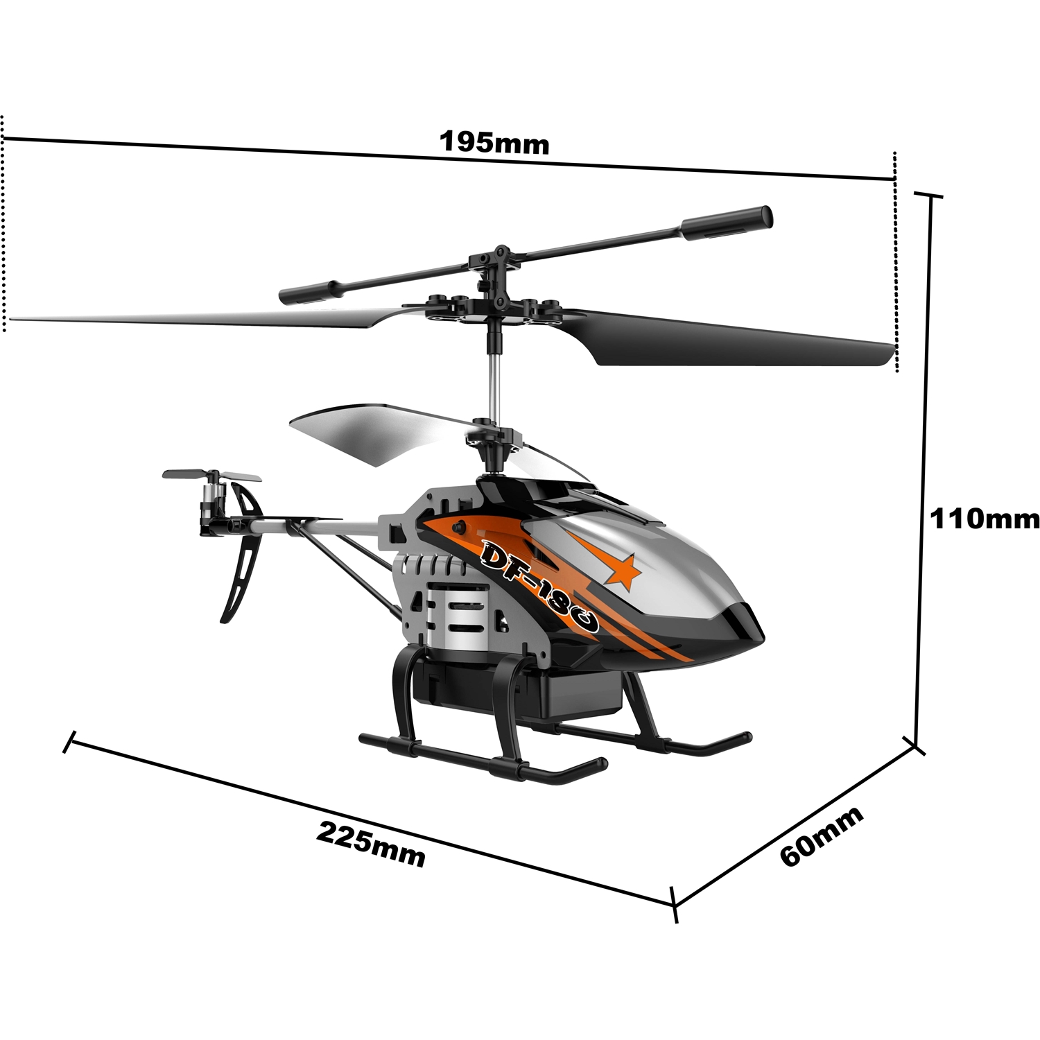 DF-Models 9630 DF-180 Helikopter - RTF