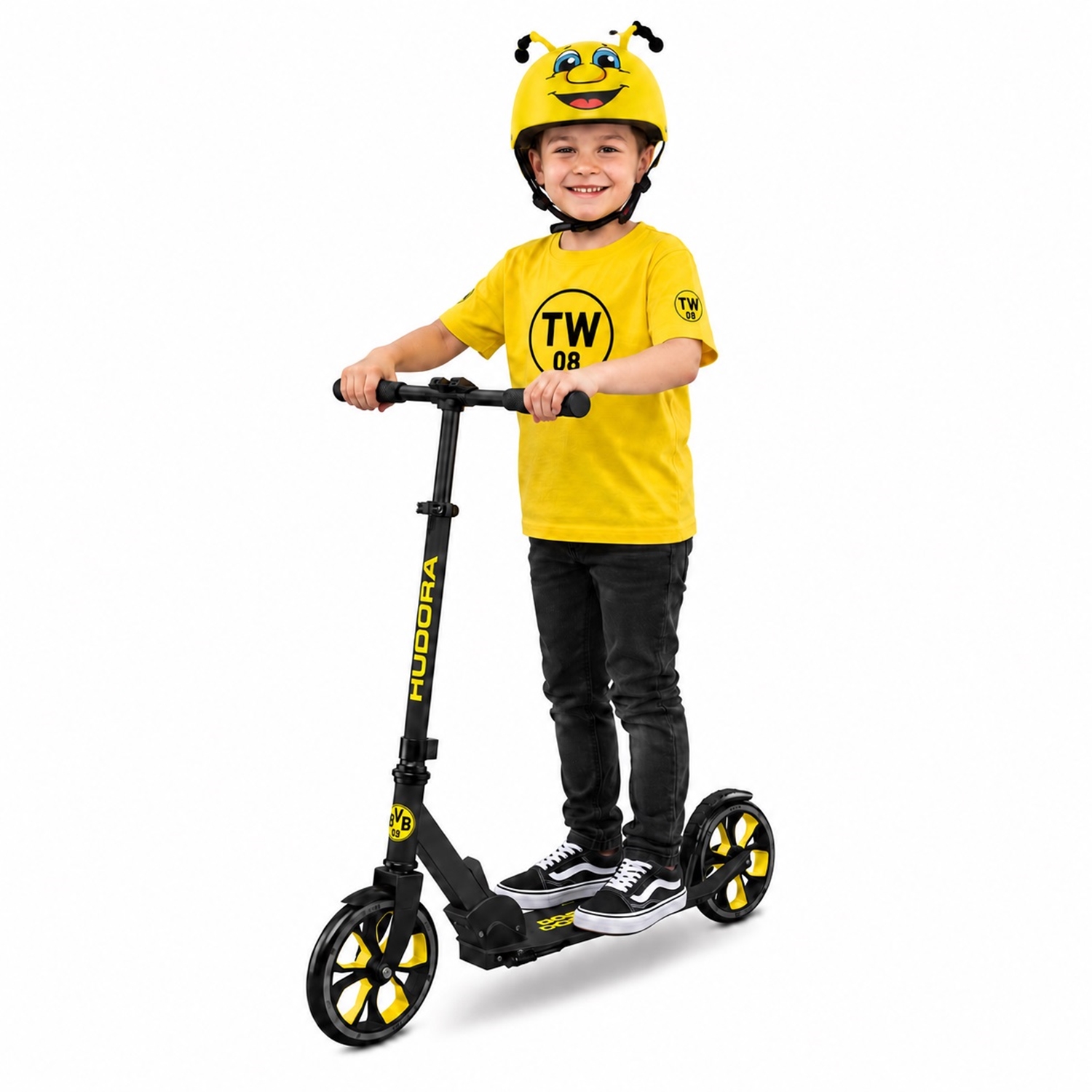 Hudora 14469 Scooter Up 200, BVB Edition