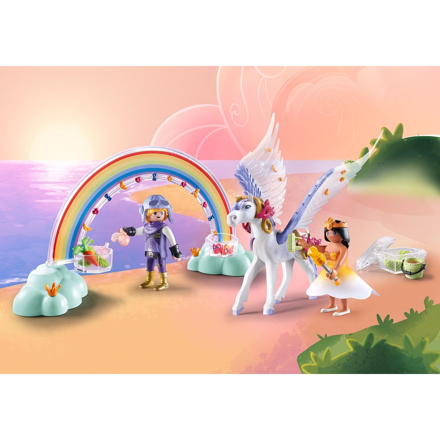 PLAYMOBIL 71361 Himmlischer Pegasus mit Regenbogen