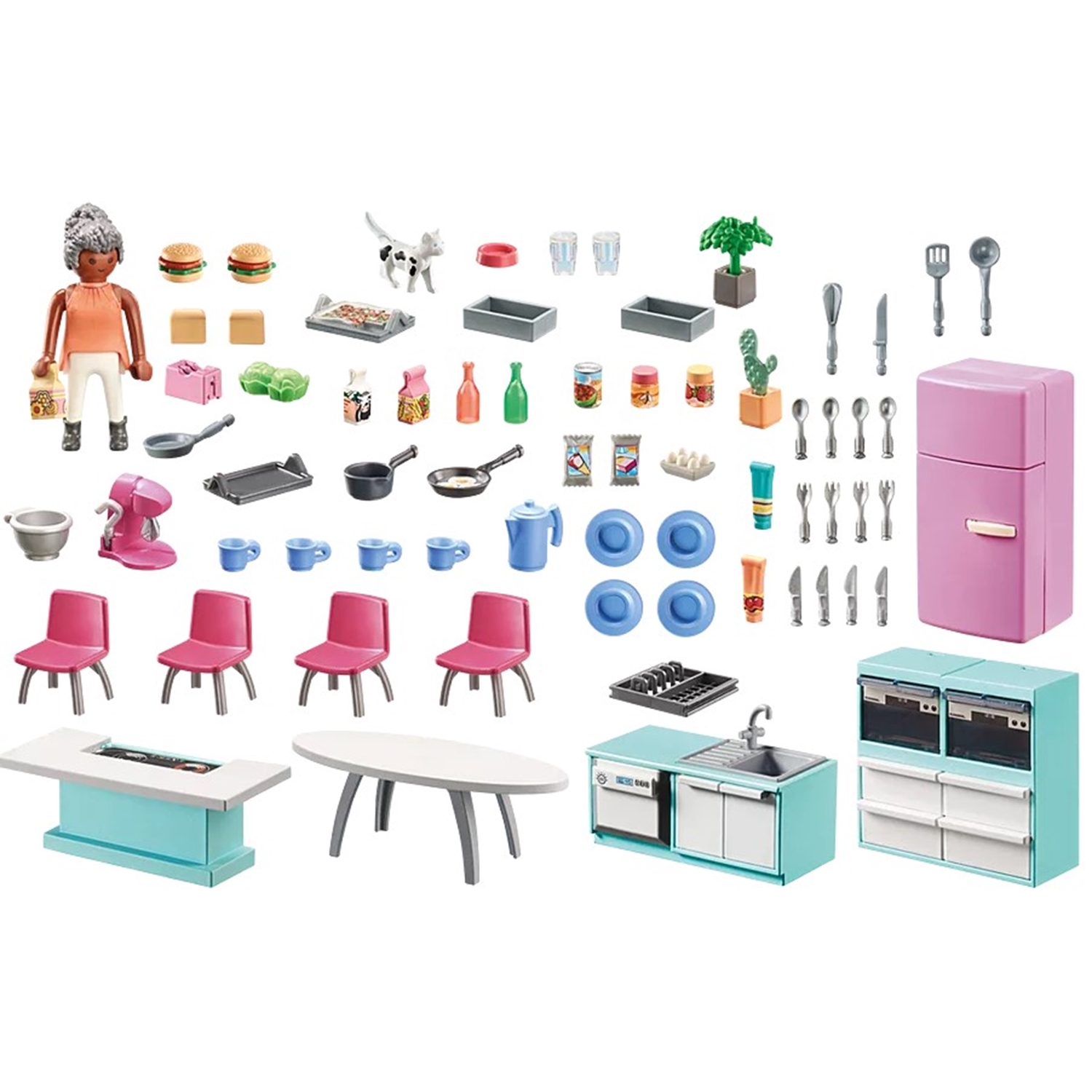 PLAYMOBIL 71608 Küche mit Essplatz