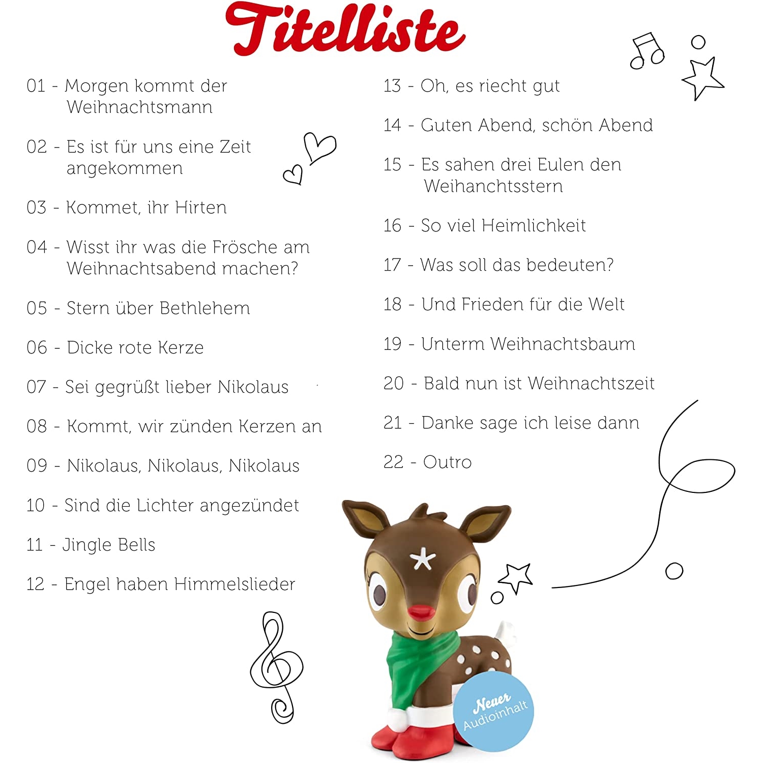 Tonies 10001334 Lieblings-Kinderlieder – Weihnachtslieder 2 (2022)