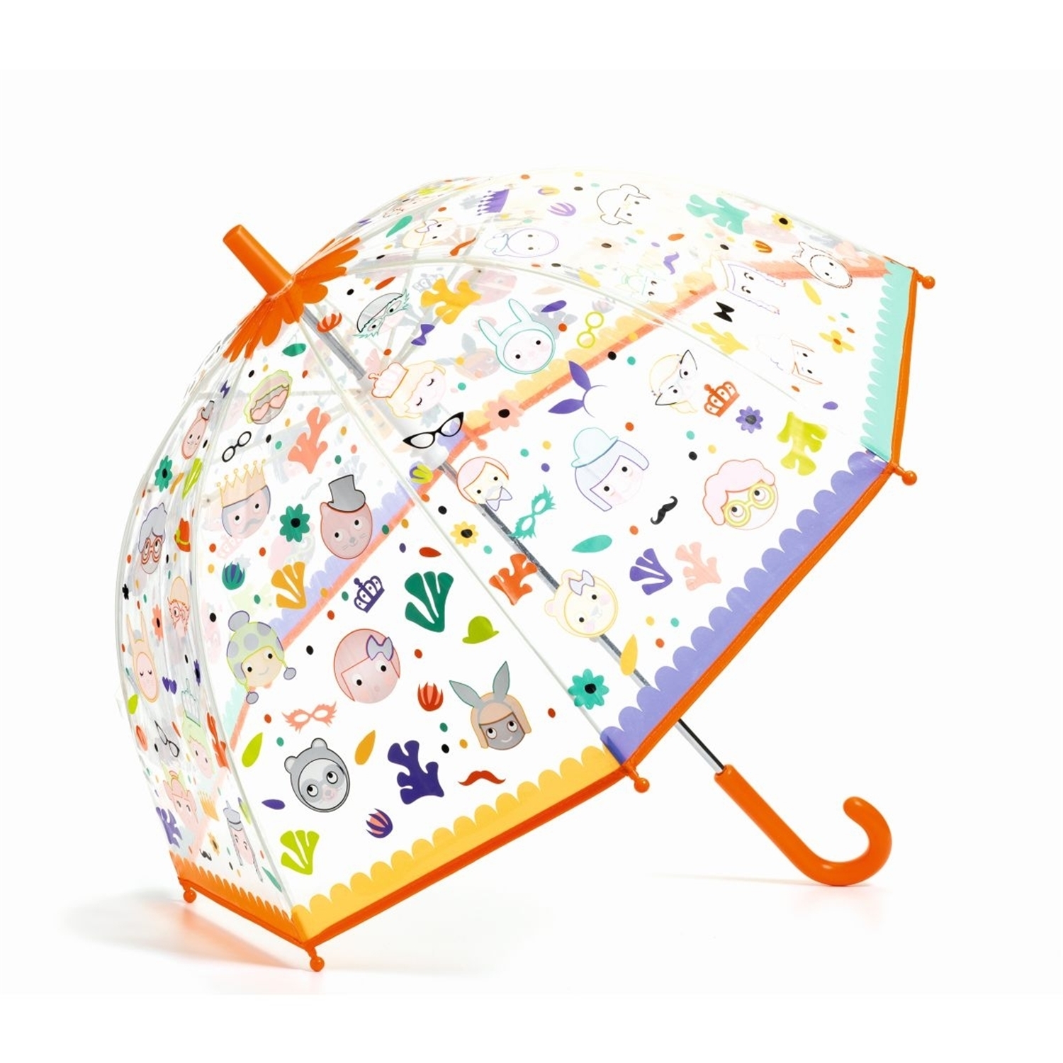 Djeco DD04709 Regenschirm Gesichter inkl. Farbwechsel