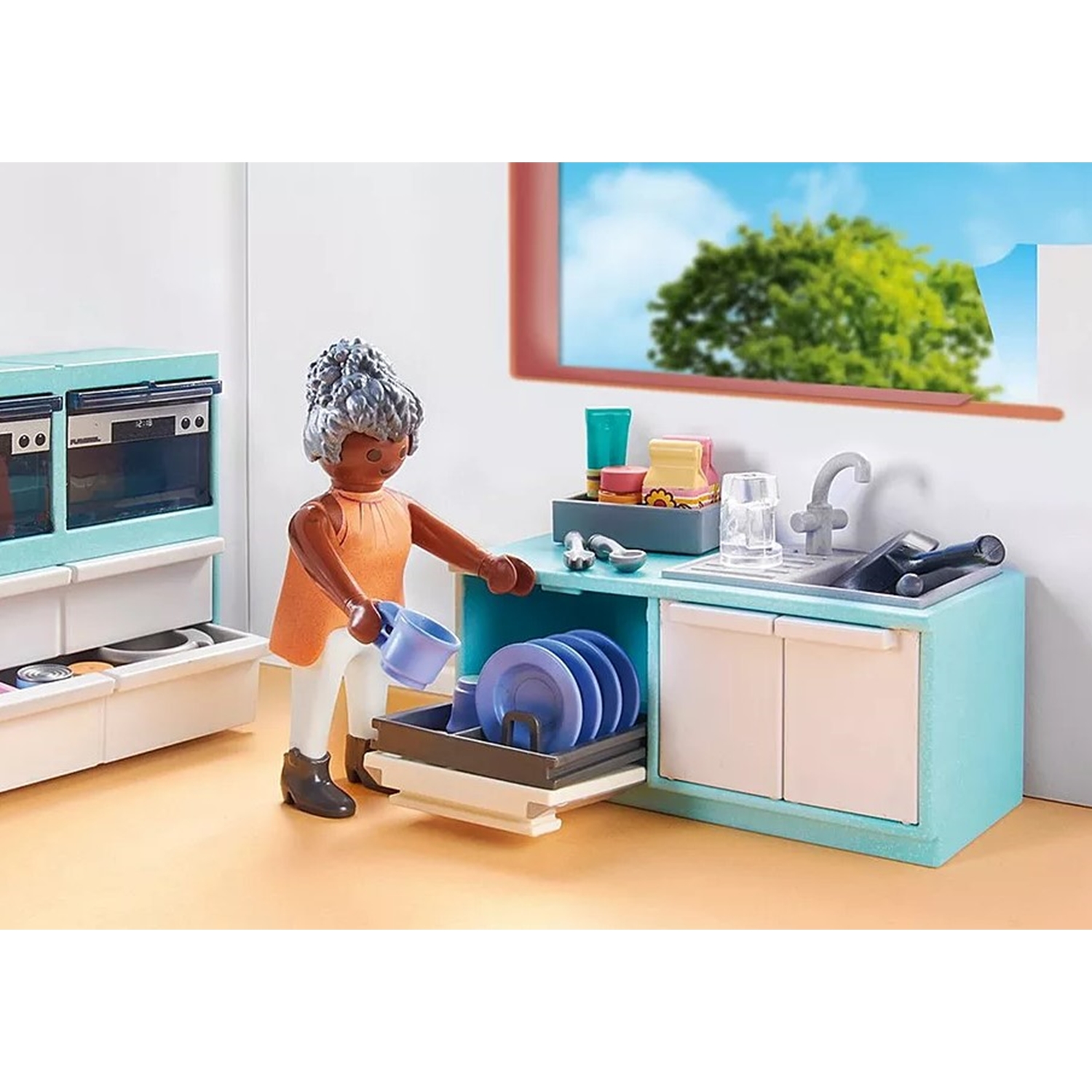 PLAYMOBIL 71608 Küche mit Essplatz