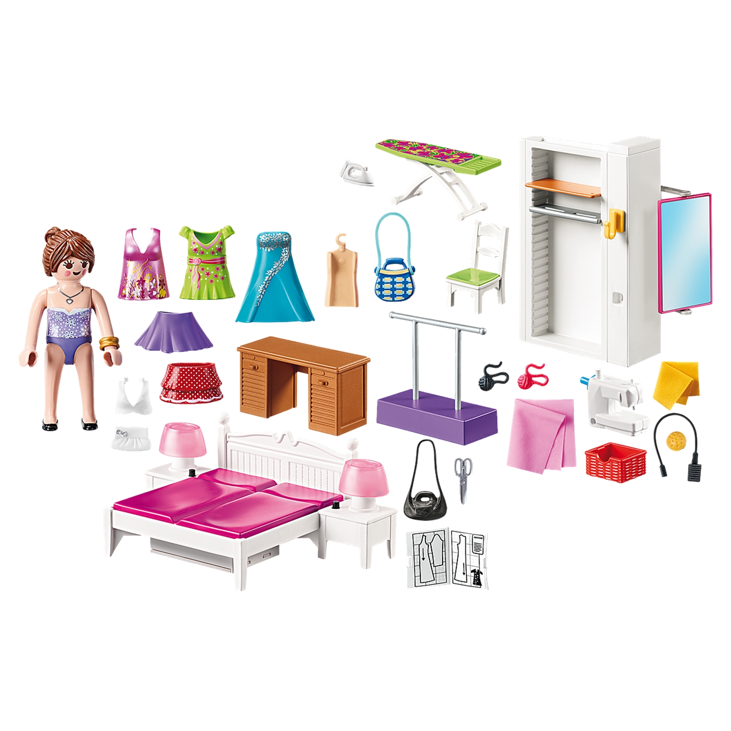 PLAYMOBIL 70208 Schlafzimmer mit Nähecke