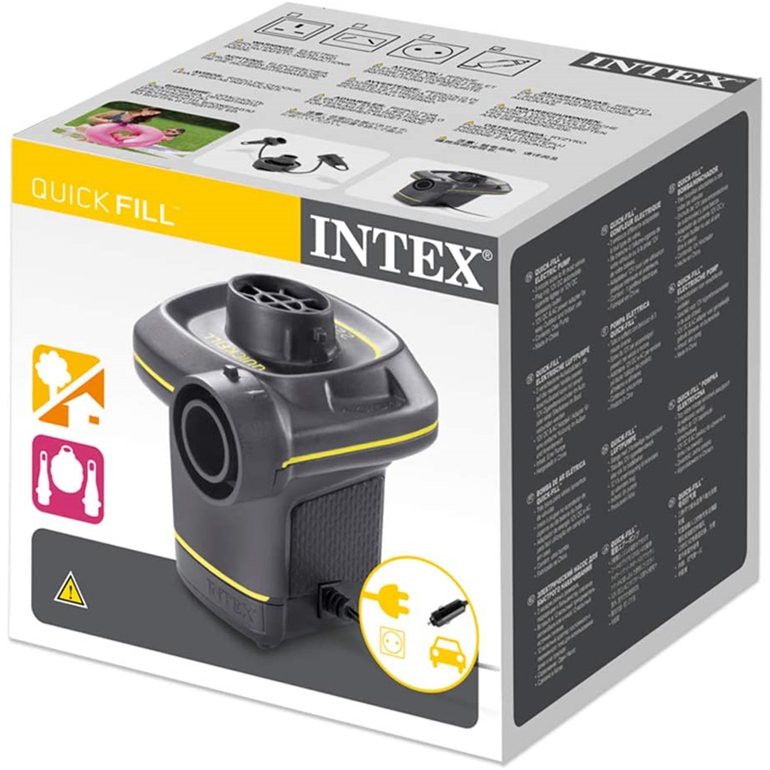 Intex 66634 Quick-Fill Luftpumpe 220 V
