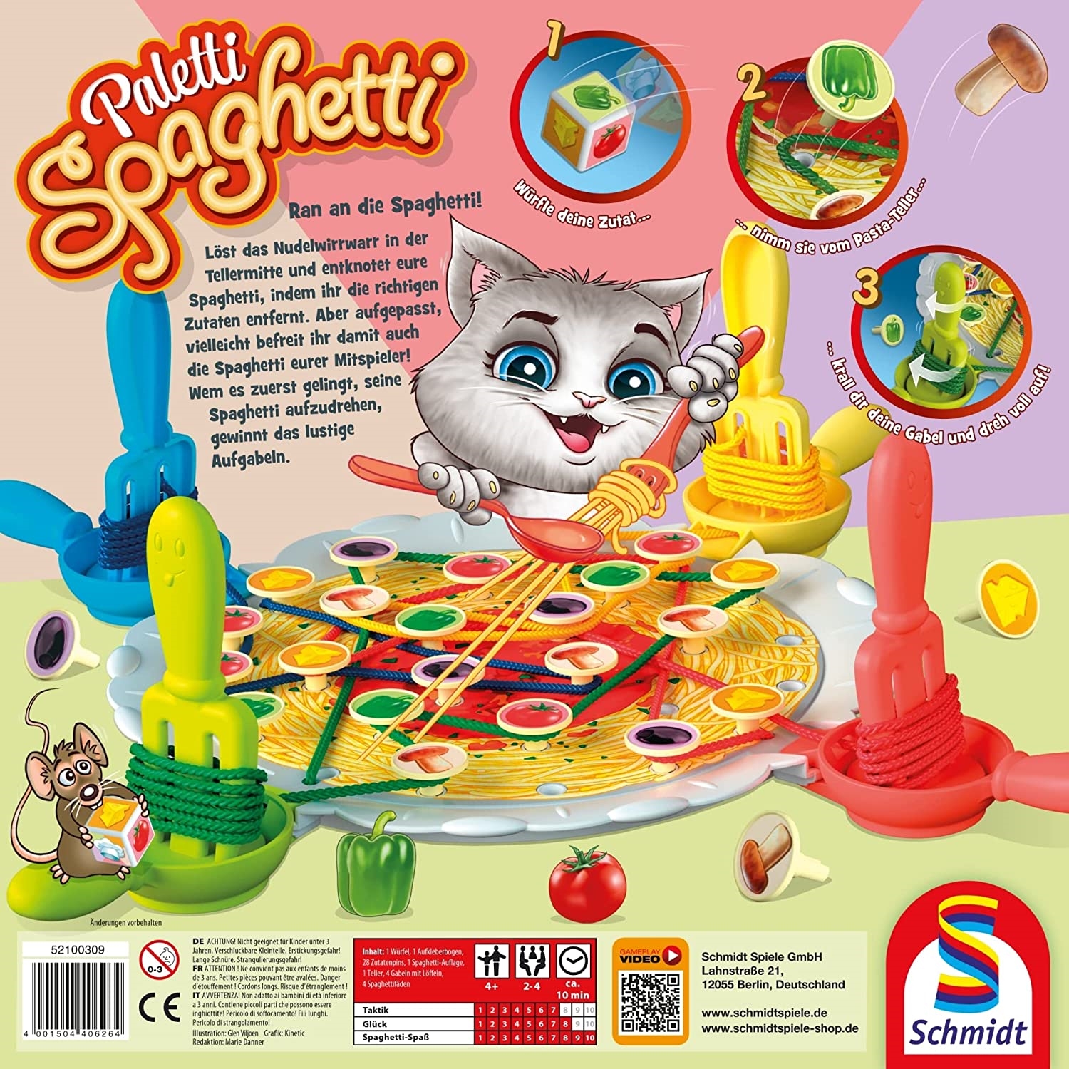 Schmidt Spiele 40626 Paletti Spaghetti - NEU