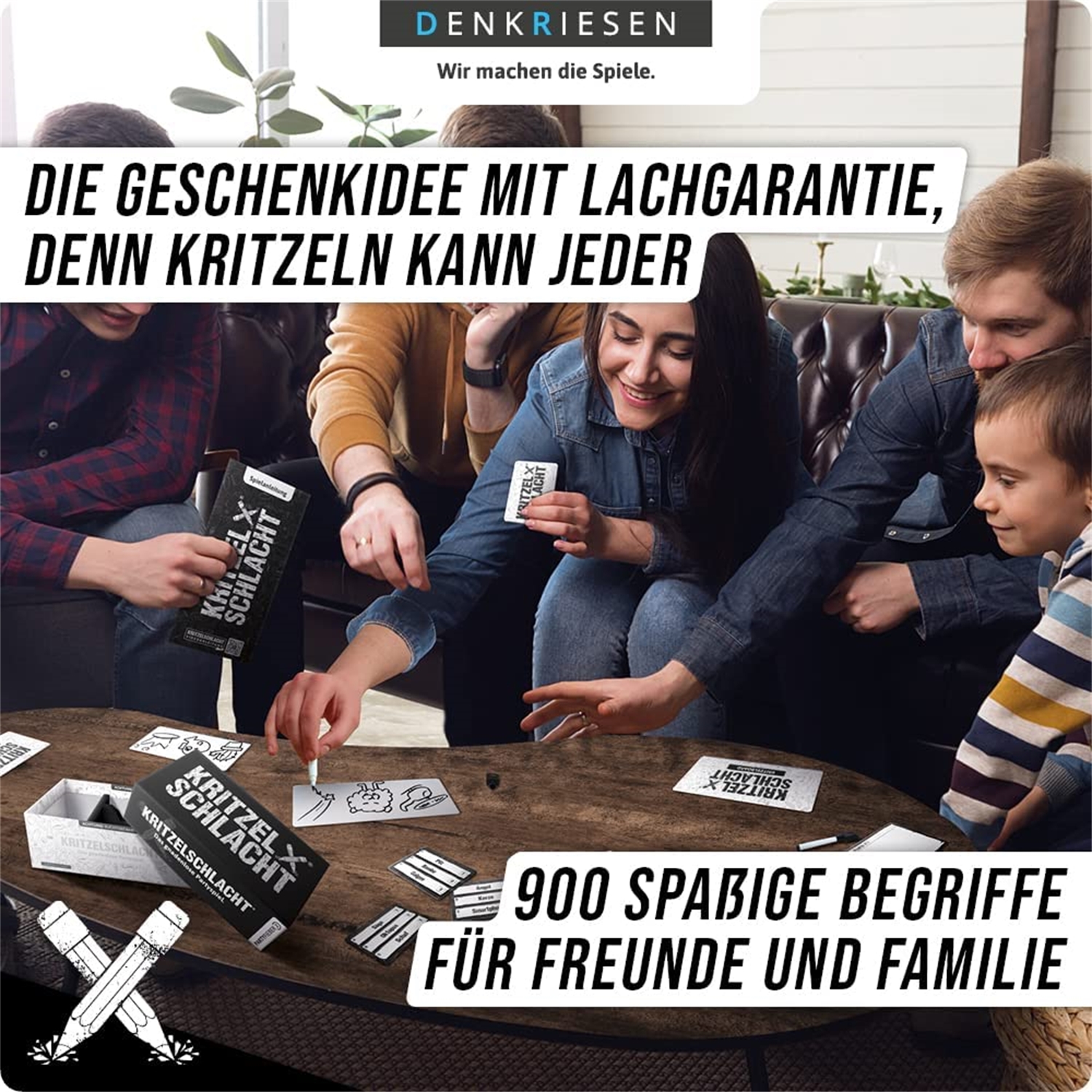 DENKRIESEN PF1002 Partyfieber Kritzelschlacht