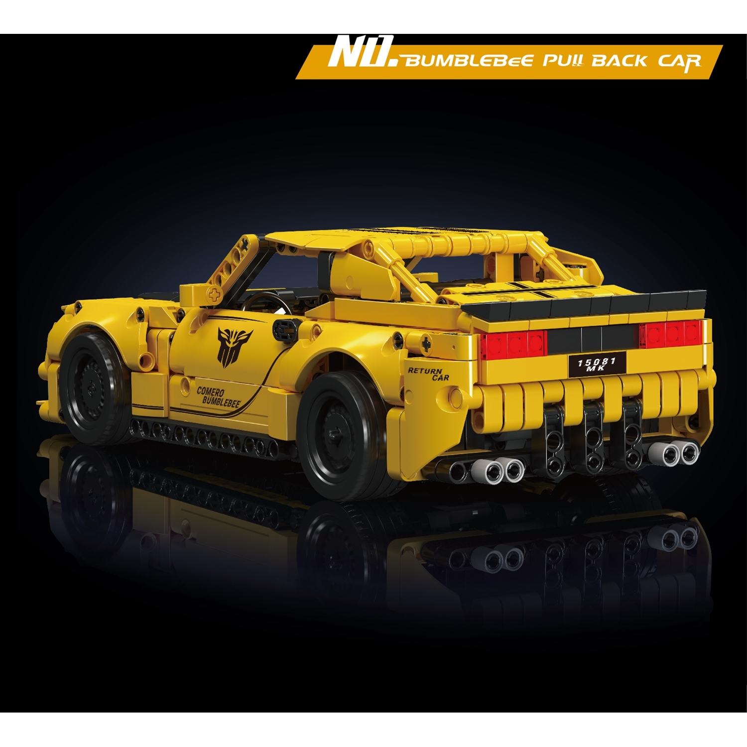 Mould King 15081 Bumblebee mit Pullback-Motor