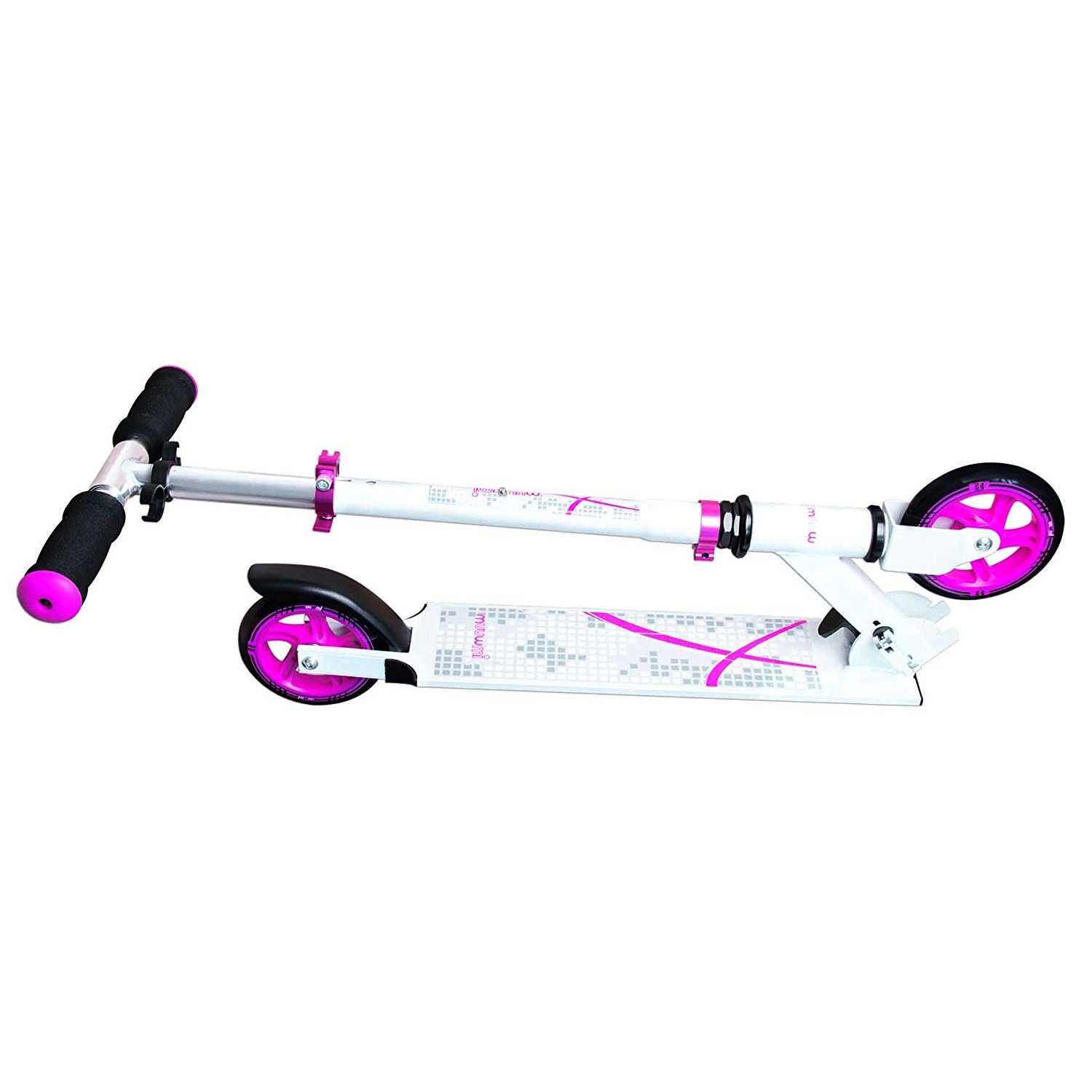 muuwmi 347 Aluminium Scooter Muuwmi weiß/pink 125 mm