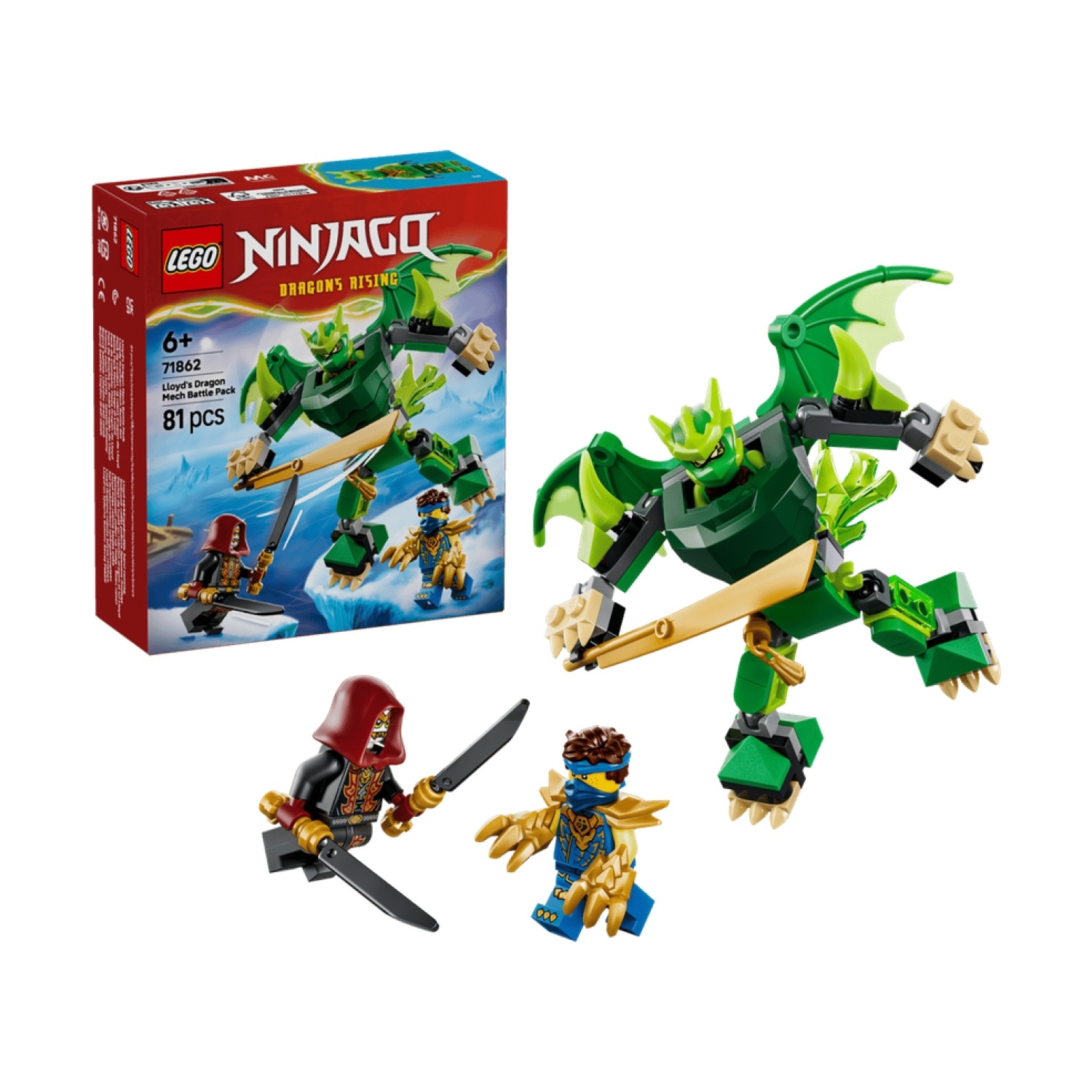 LEGO 71862 Lloyds Drachen-Mech Battle Set