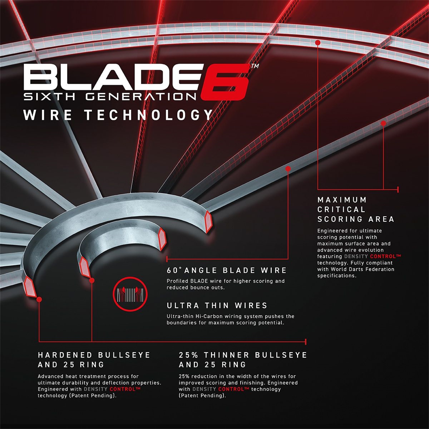 Winmau 806903 Dartboard Winmau Blade 6