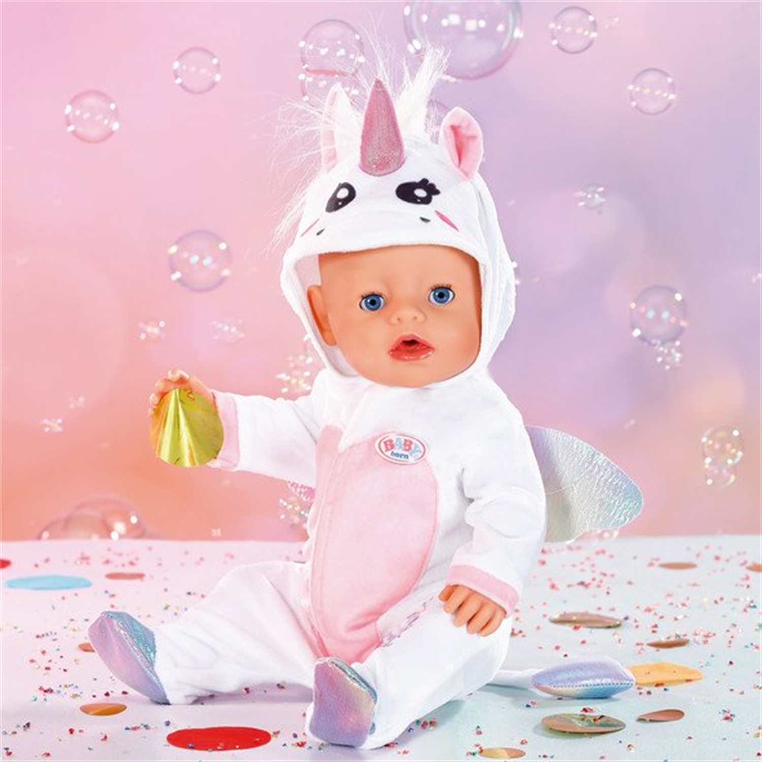 Zapf Creation 832936 BABY born Einhorn Kuschelanzug 3cm