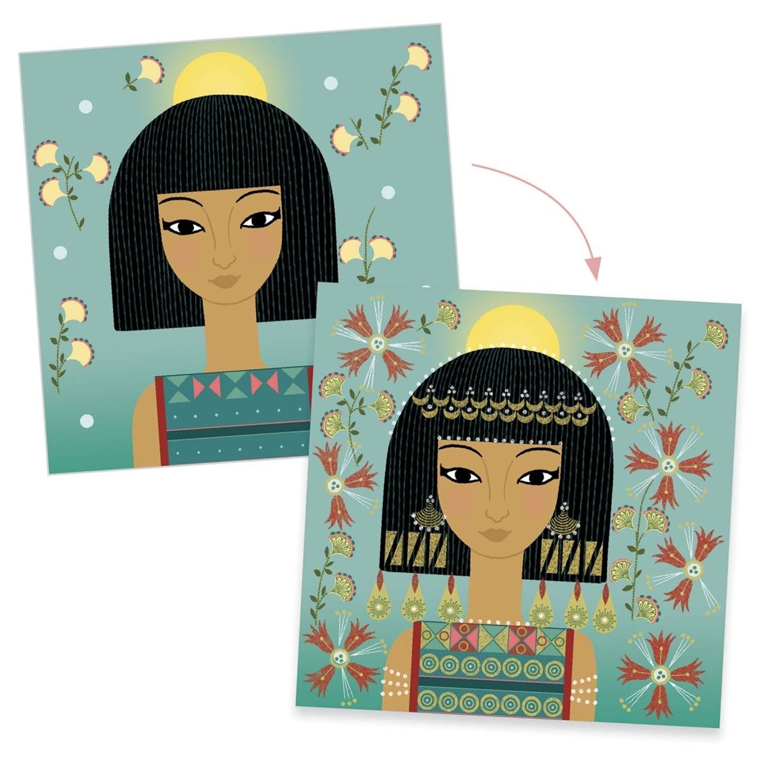 Djeco DJ08967 Stempel - Muster und Schmuck