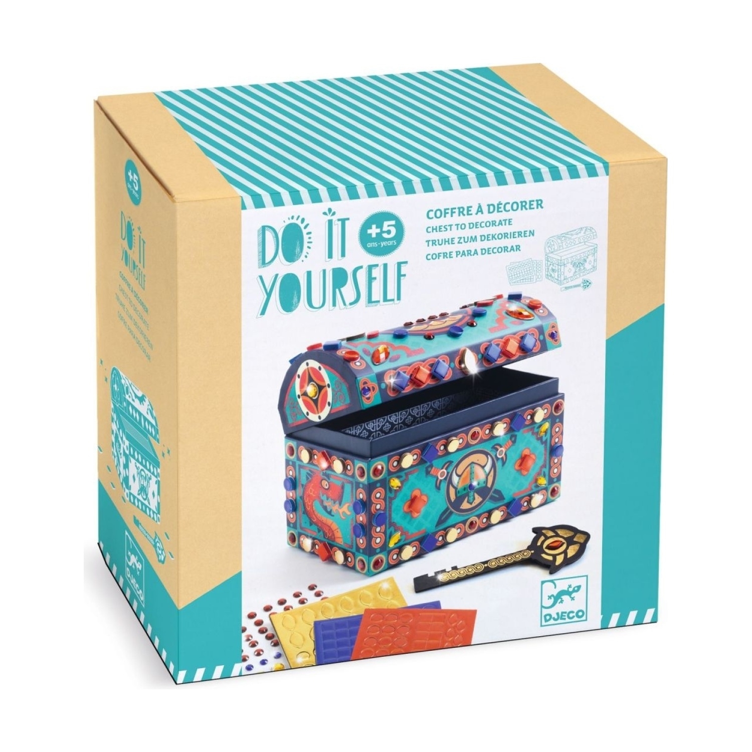 Djeco DJ07928 DIY: Schatztruhe Super