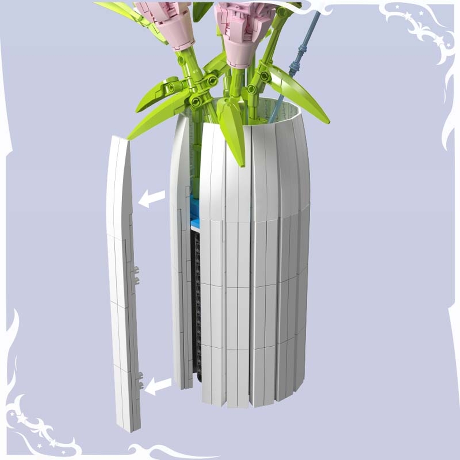Mould King 10057 Lilienstrauss