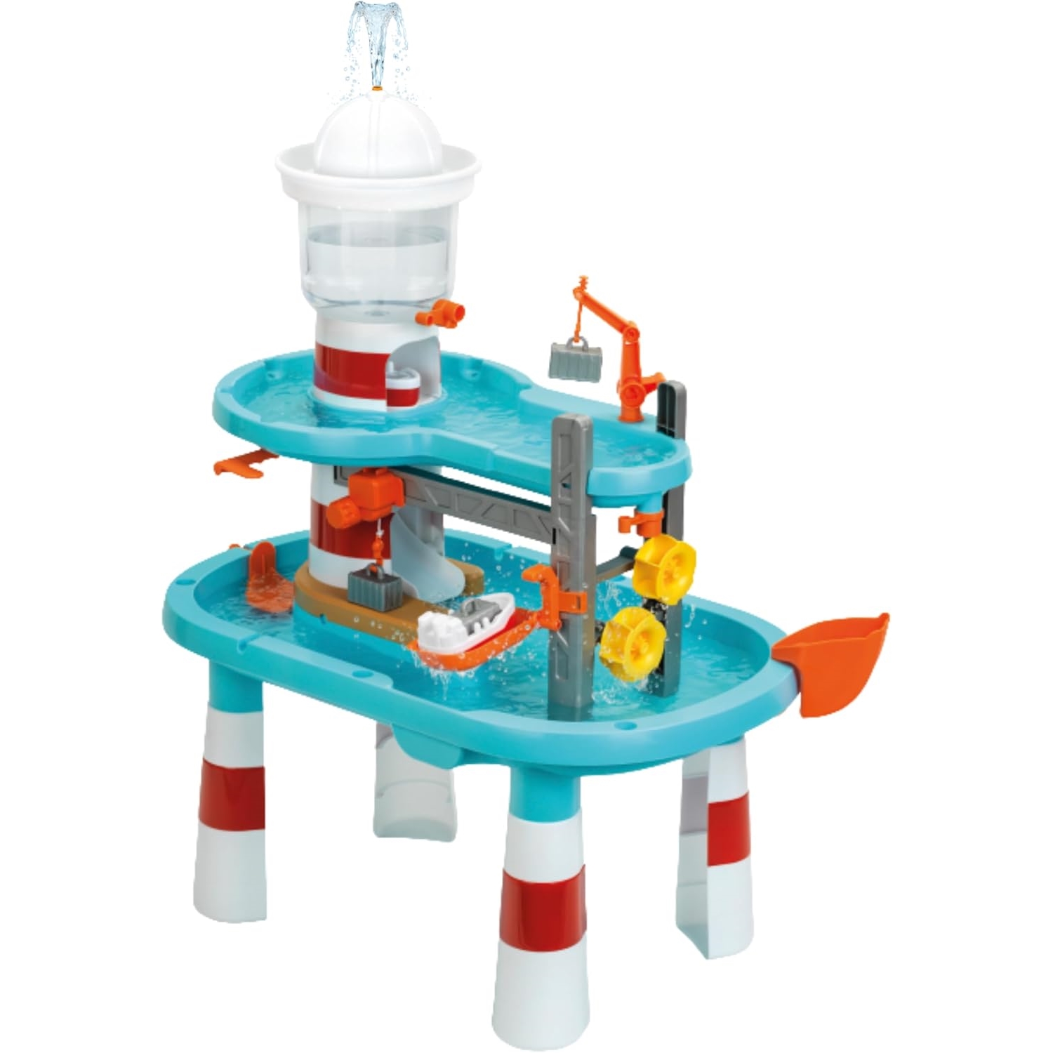 Theo Klein 7715 Aqua Action - Wasserspieltisch XXL, Leuchtturm