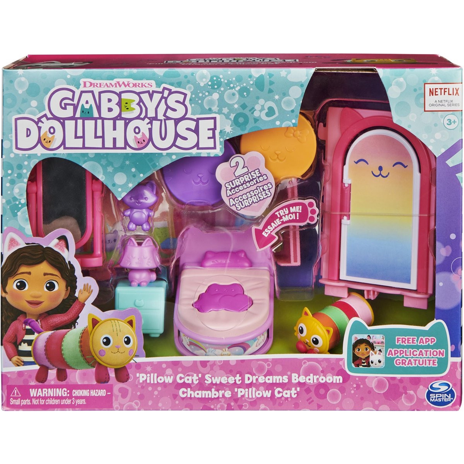 Spin Master 6062037 Gabby's Pillow Cat's Bedroom
