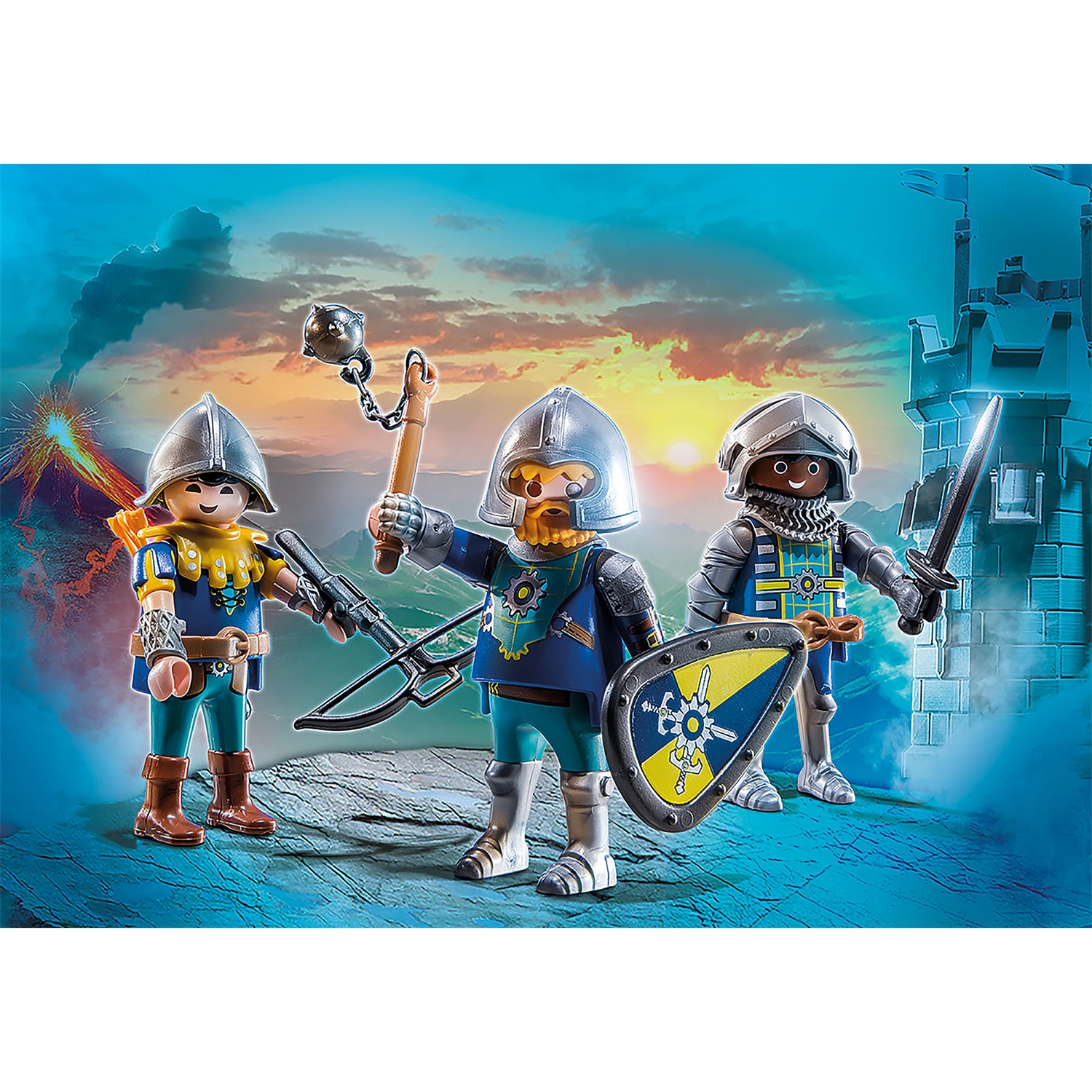 PLAYMOBIL 70671 3er Set Novelmore Ritter