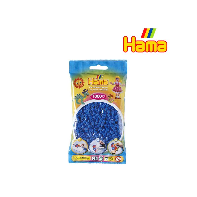 Hama 207-09 Perlen-Btl. 1000 Stck. hellblau