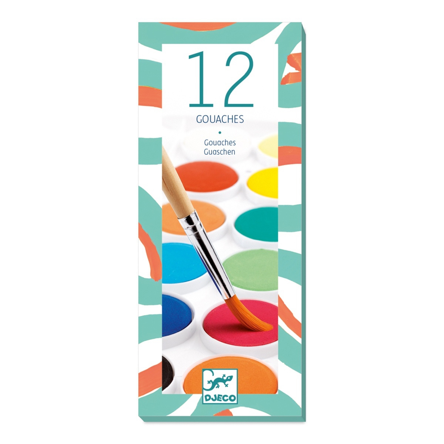 Djeco DJ08803 Farben: 12 Wasserfarben