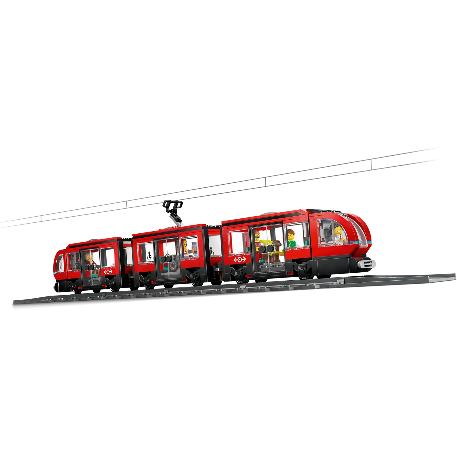 LEGO 60423 City Straßenbahn mit Haltestelle