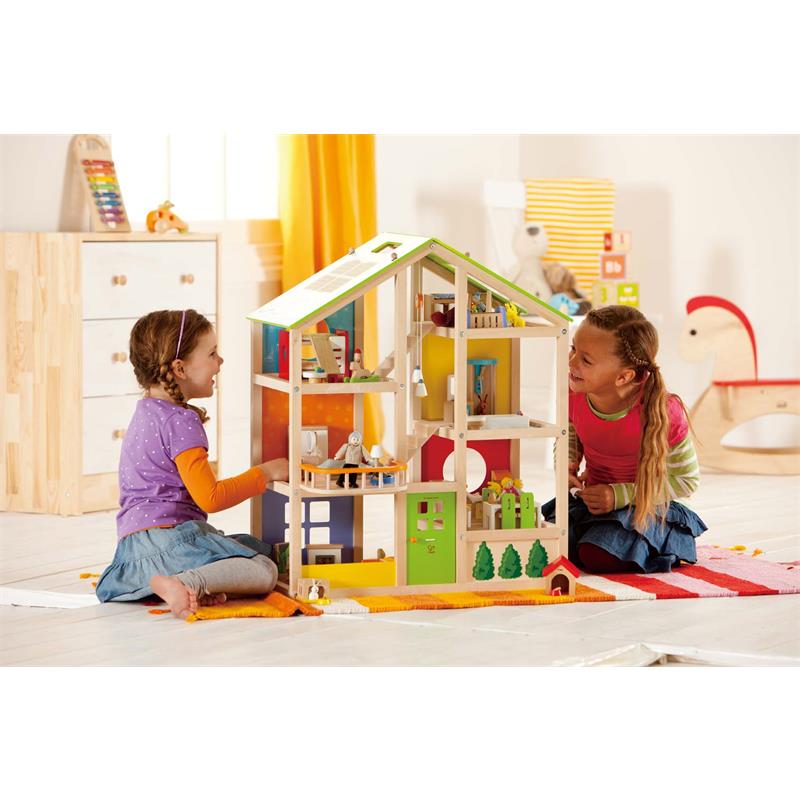 Hape E3401 Vierjahreszeitenhaus (möbliert)