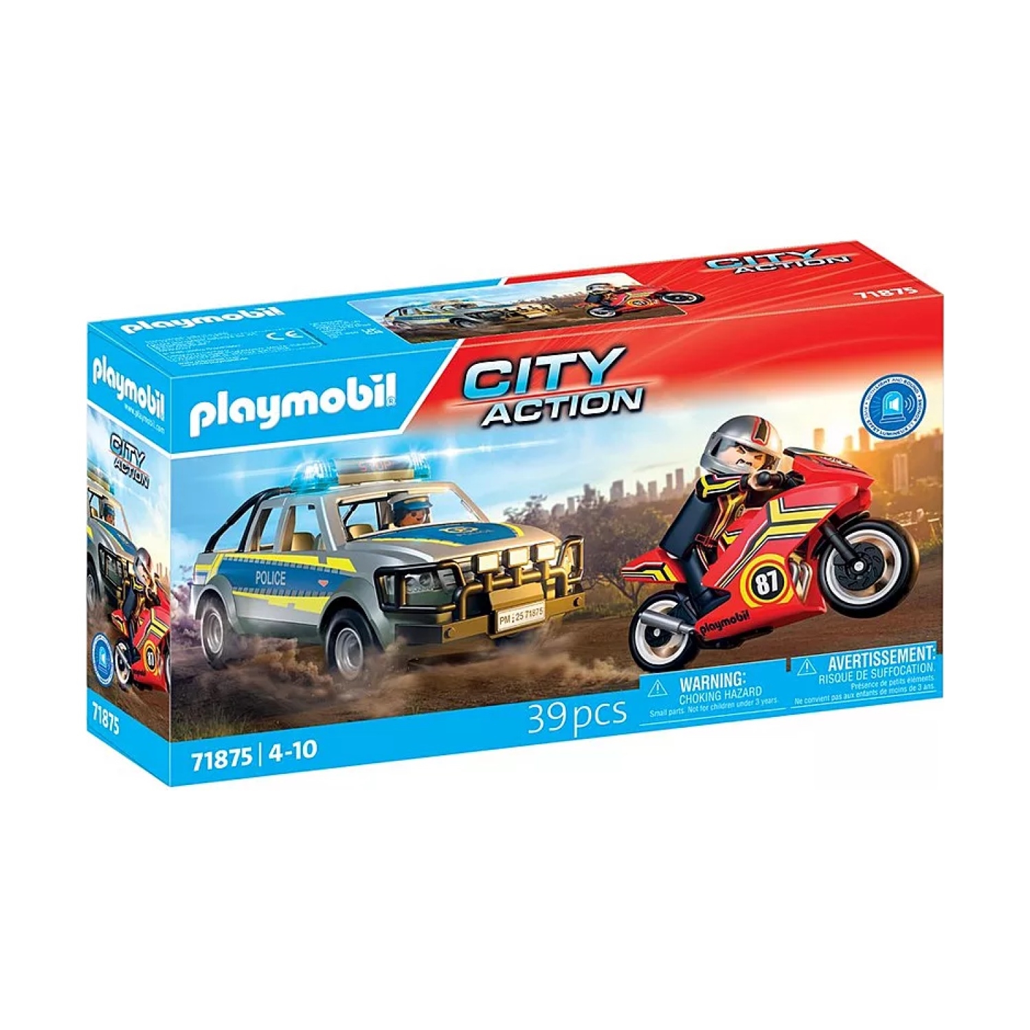 PLAYMOBIL 71875 Verfolgungsjagd mit Polizei Pick-Up