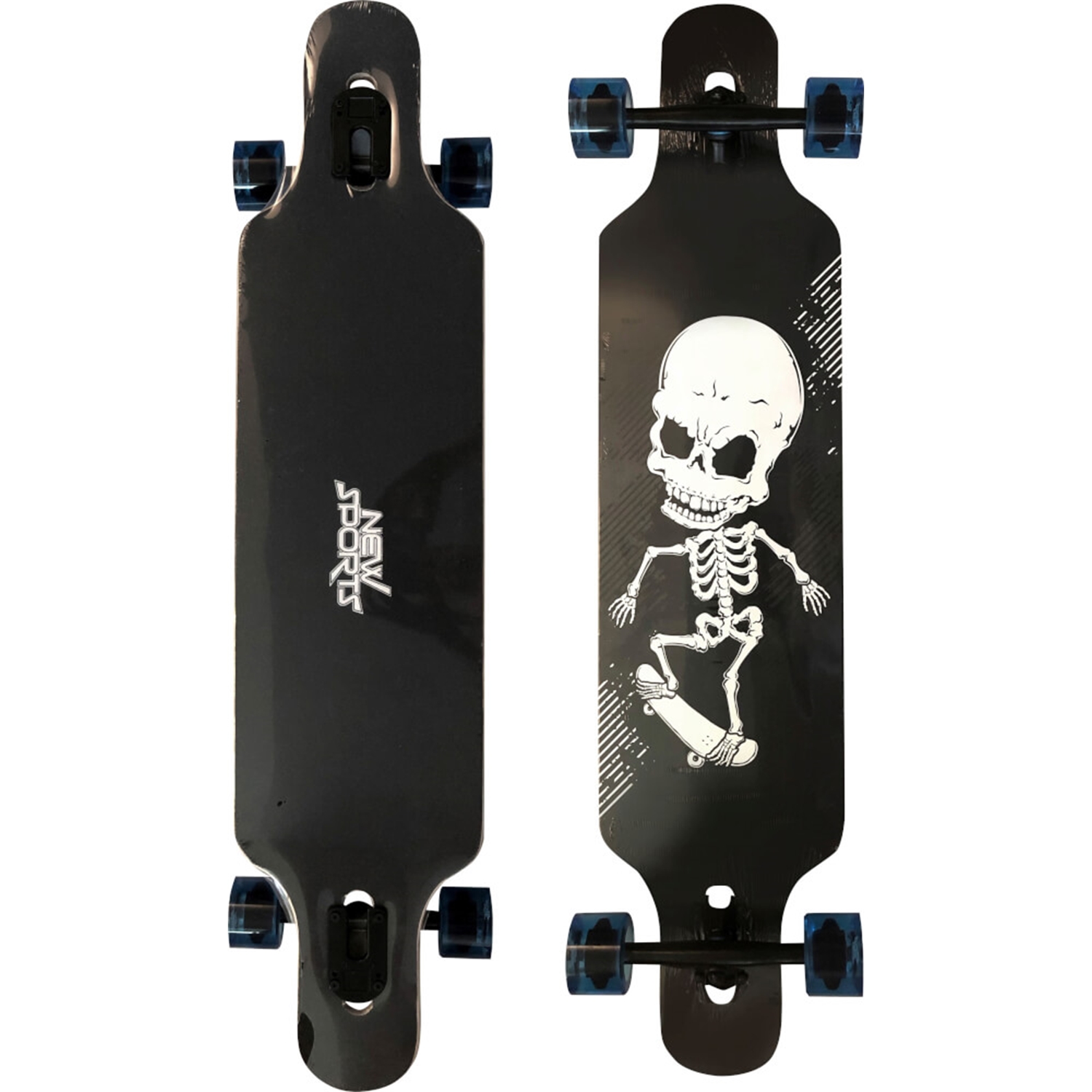 Vedes 73422922 New Sports Longboard Skull