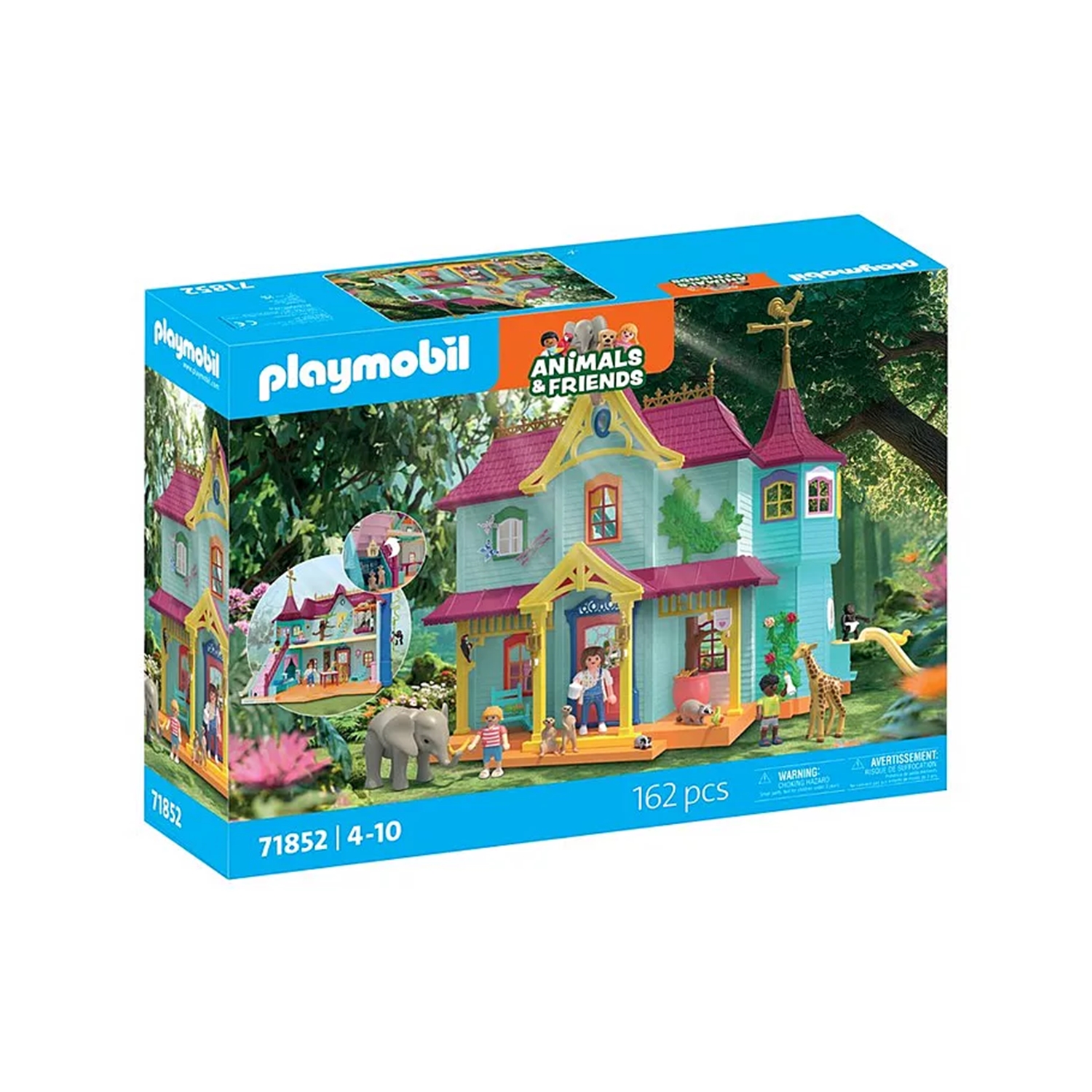 PLAYMOBIL 71852 Animals & Friends Kunterbunte Tiervilla