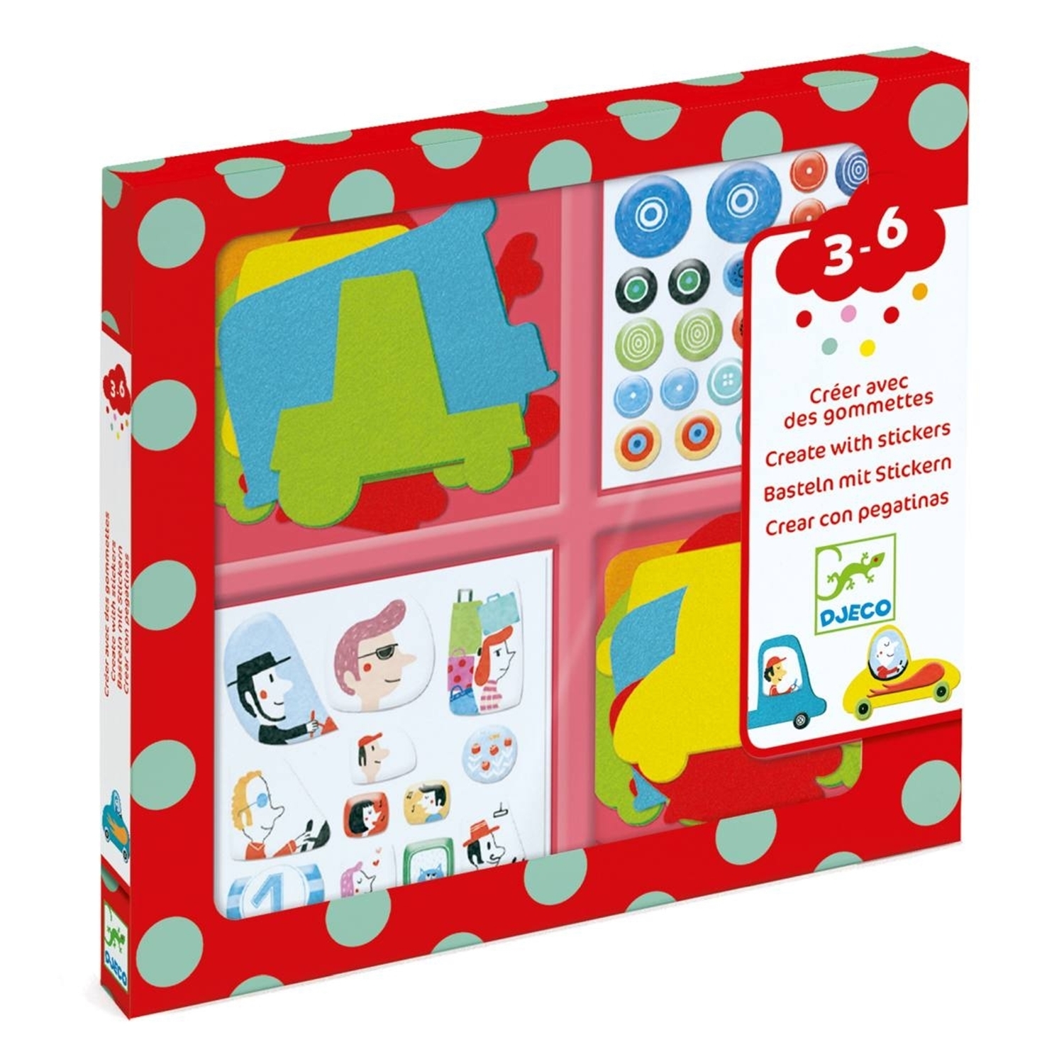 Djeco DJ09020 Knete 3-6: Starterset