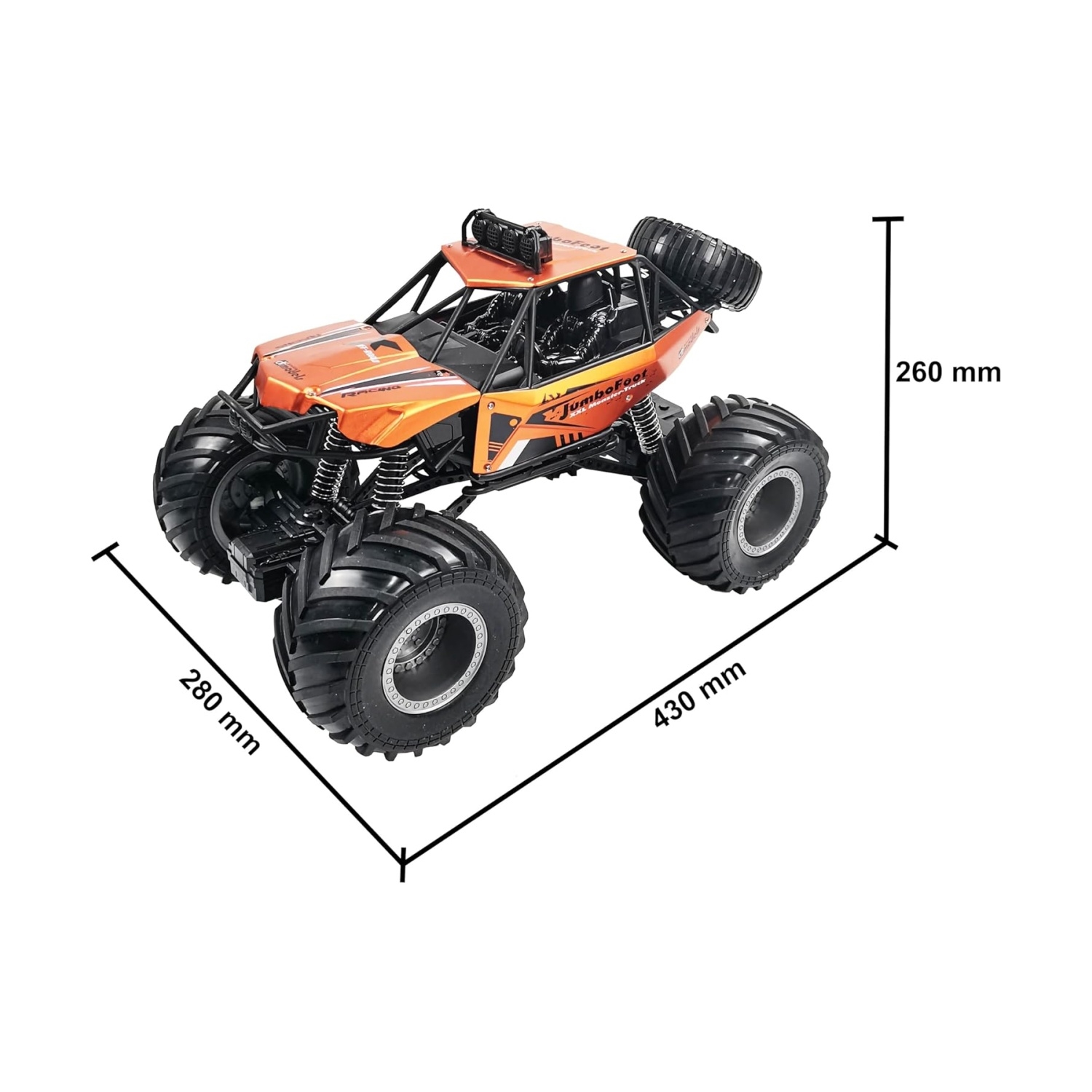 DF-Models 9945 DF Jumbo Foot V2 Off Roader 1:10 RTR orange