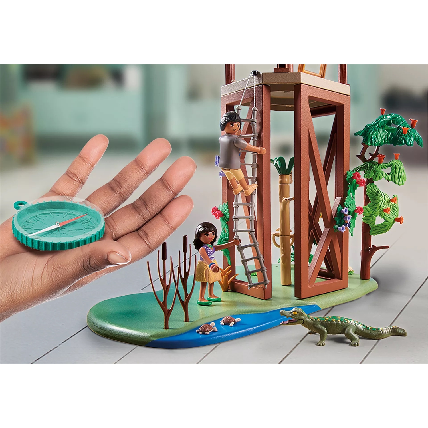 PLAYMOBIL 71008 Wiltopia - Forschungsturm mit Kompass