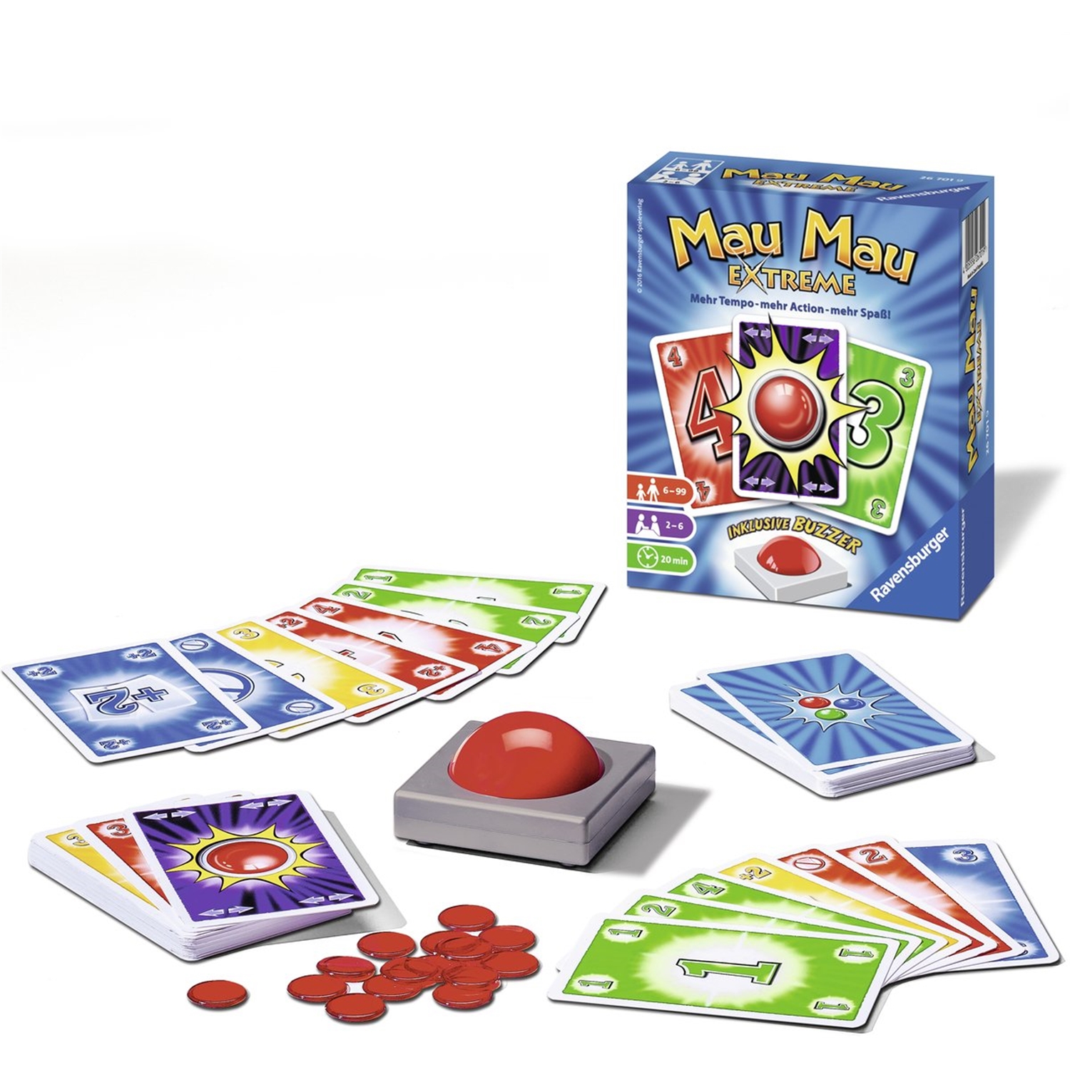 Ravensburger 26701 Mau-Mau Extrem
