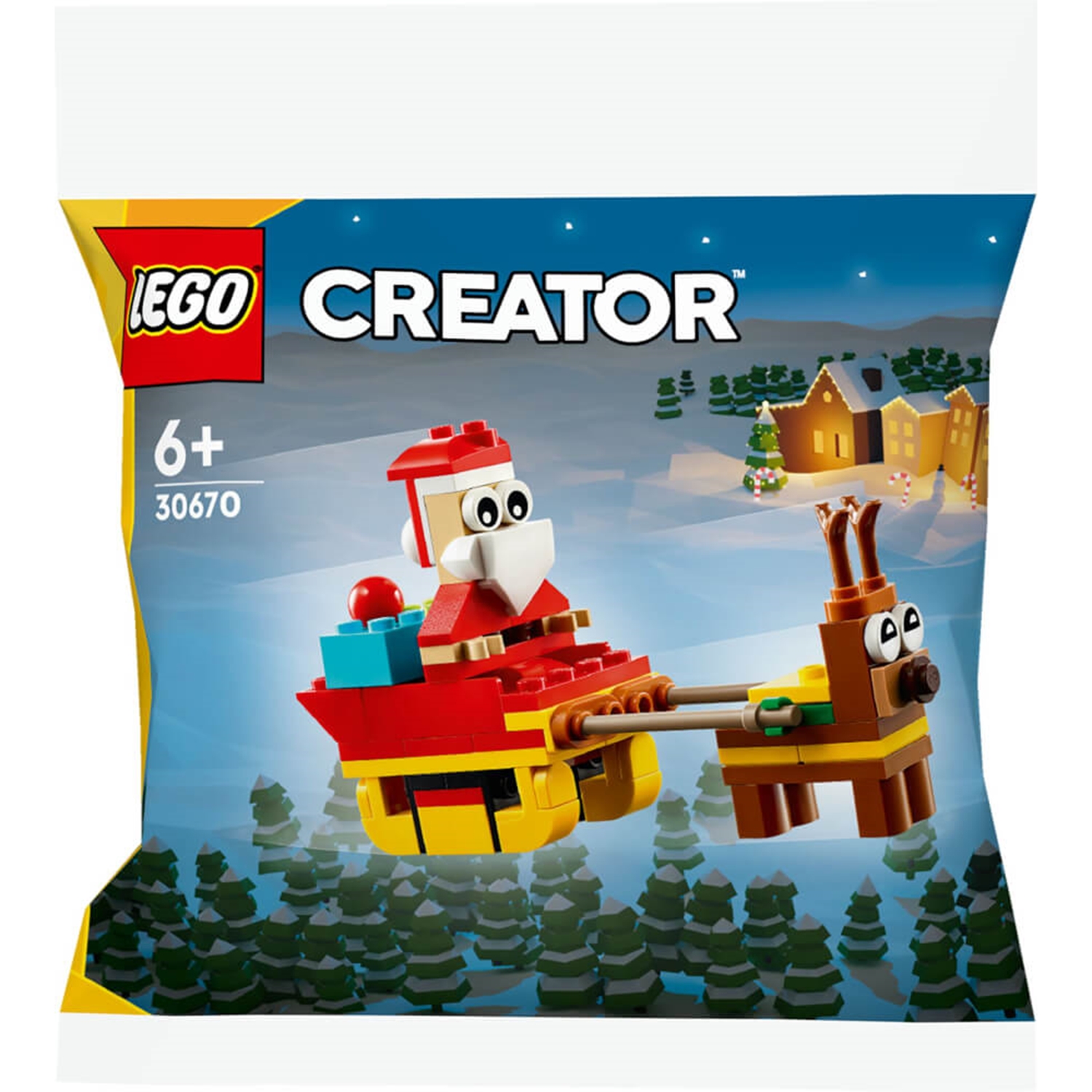 Lego 30670 Weihnachtsmann auf Schlittenfahrt