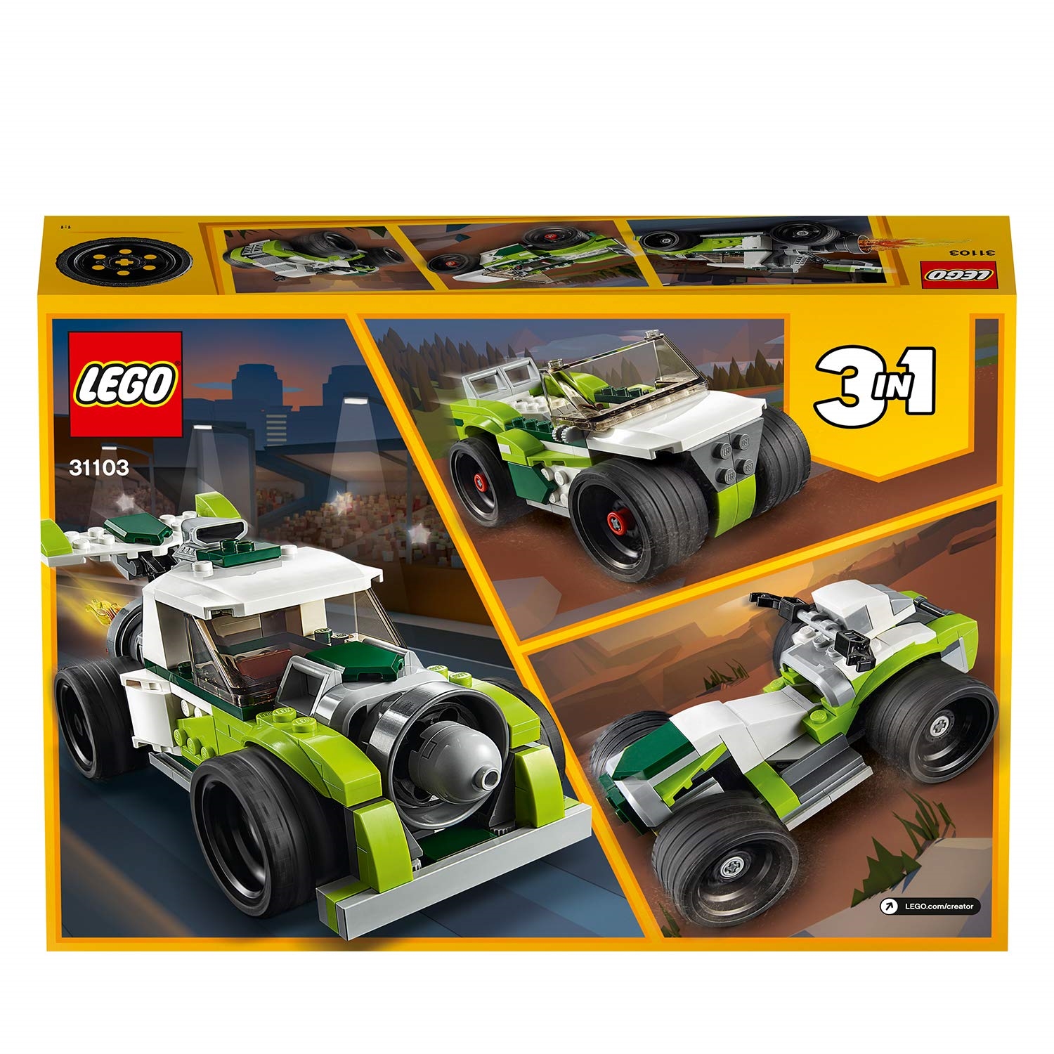 LEGO 31103 Creator 3-in-1-Sets Raketen-Truck