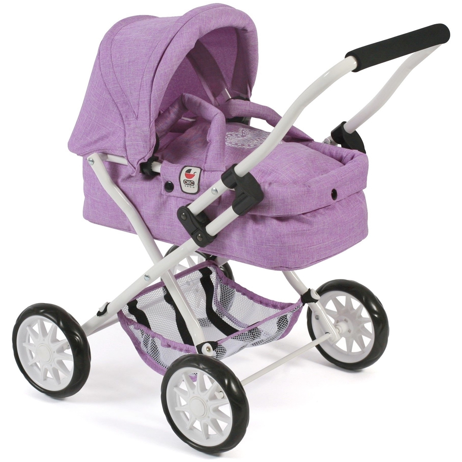 Bayer Chic 2000 555-35 Mini-Kuschelwagen SMARTY, Melange Flieder