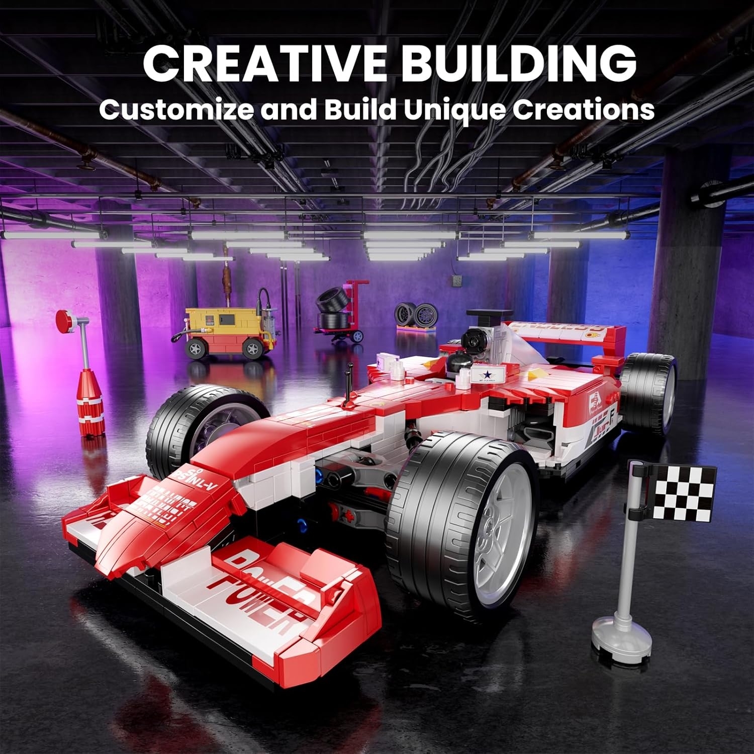 Mould King 10035 Rennwagen F1