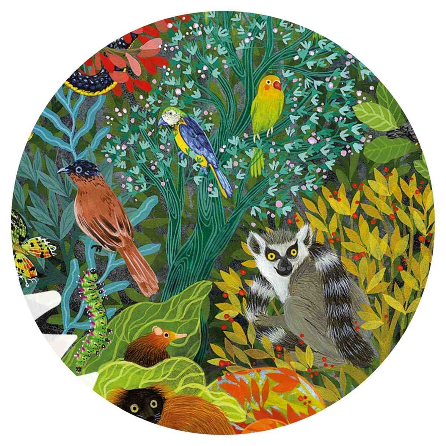 Djeco DJ07655 Puzz' Art Chameleon, 150 Teile