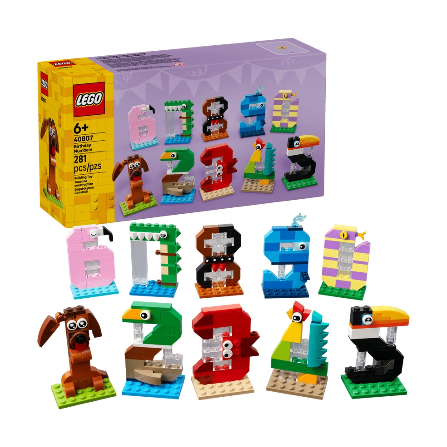 LEGO 40807 Geburtstagszahlen