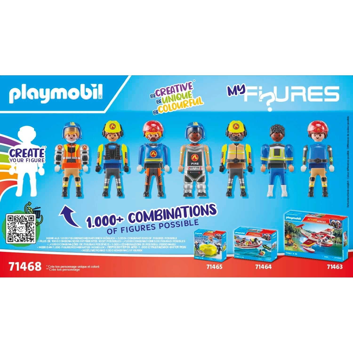 PLAYMOBIL 71468 My Figures: Feuerwehr